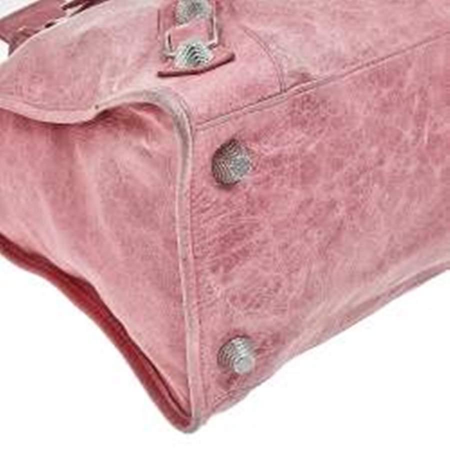 Balenciaga Pink Agneau Leather GSH Work Tote 1