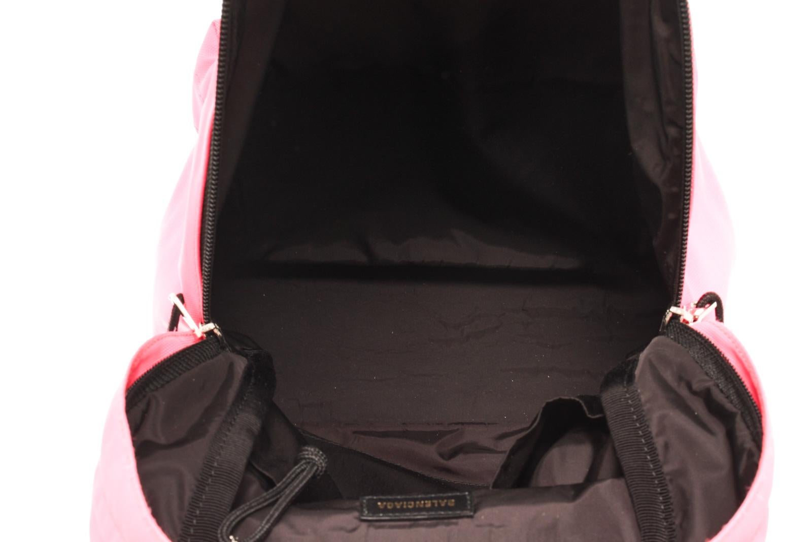 Balenciaga Pink Canvas Mini Backpack For Sale 3
