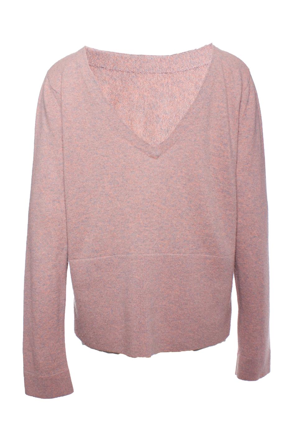 Brown Balenciaga, Pink cashmere sweater
