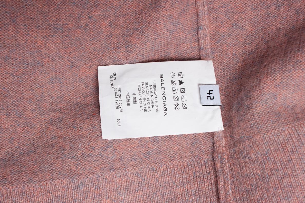 Women's Balenciaga, Pink cashmere sweater