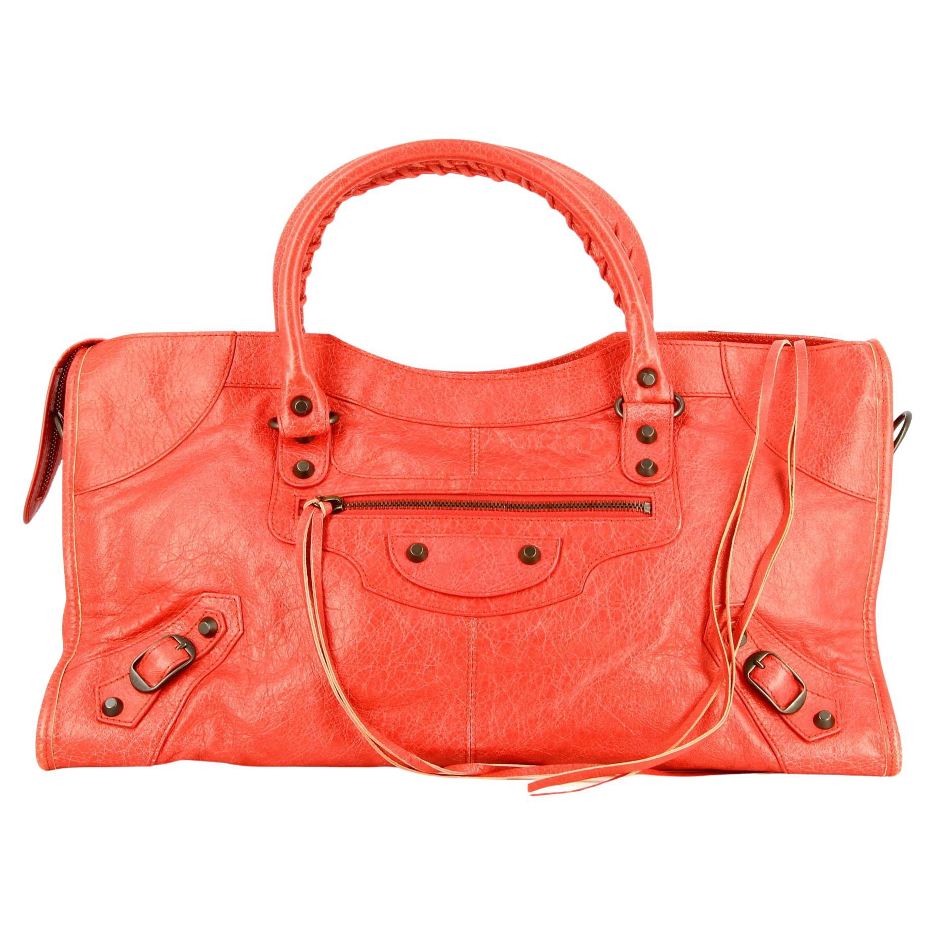 Balenciaga Pink City Leather Handbag For Sale at 1stDibs | balenciaga ...