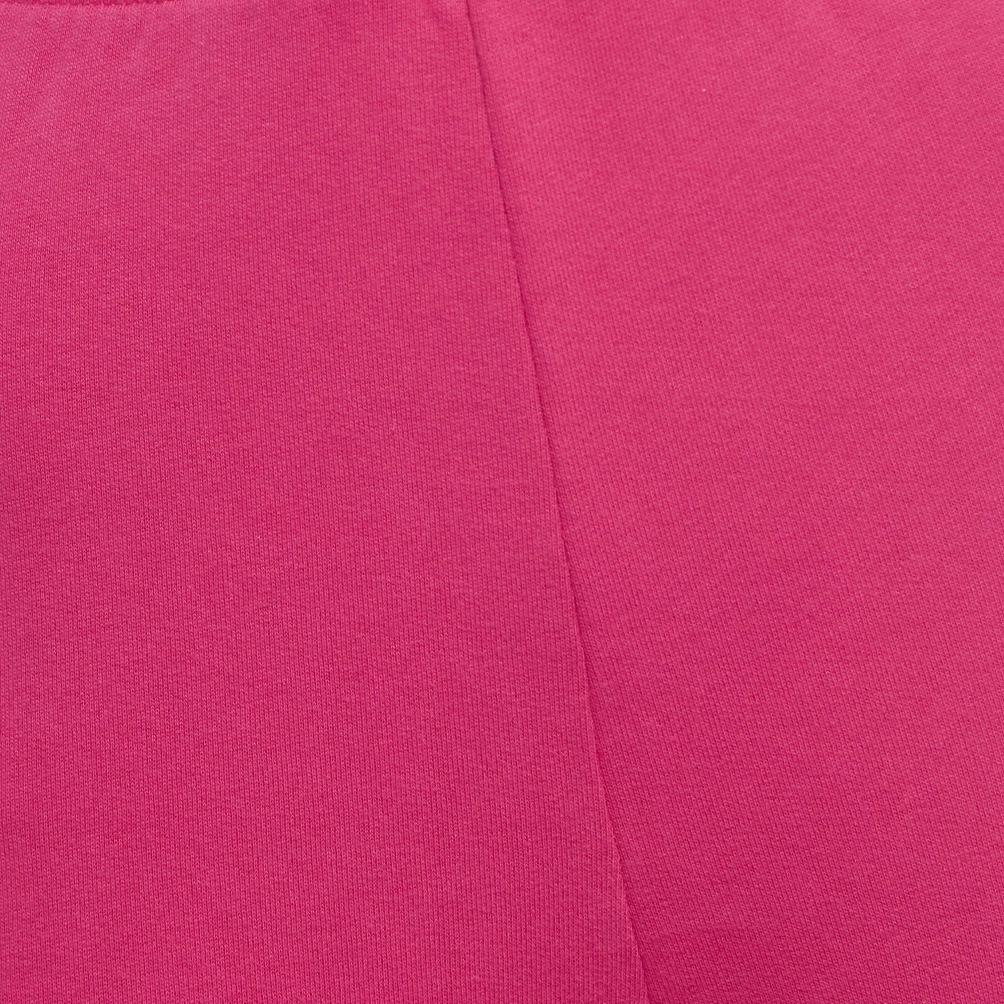 Women's or Men's Balenciaga Pink Cotton Blend Jogger Pants (6 Yrs) For Sale
