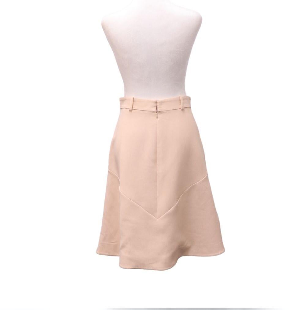 Balenciaga Pink Flared Skirt Size EU 38 In Good Condition For Sale In Amman, JO