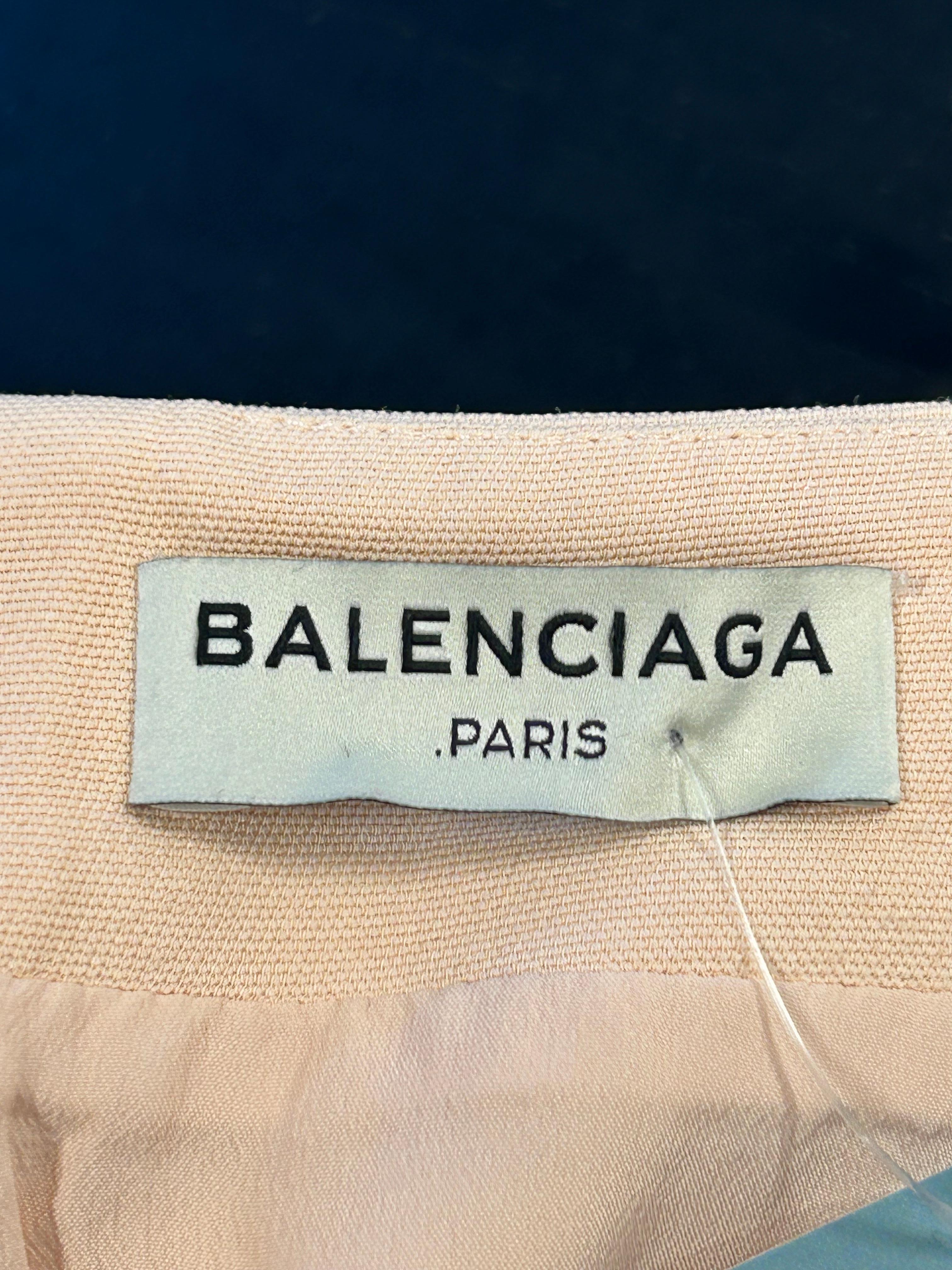 Balenciaga Pink Flared Skirt Size EU 38 For Sale 2