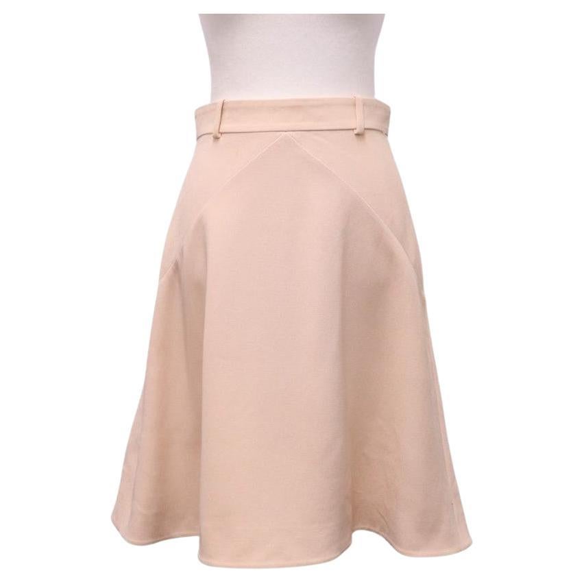 Balenciaga Pink Flared Skirt Size EU 38 For Sale