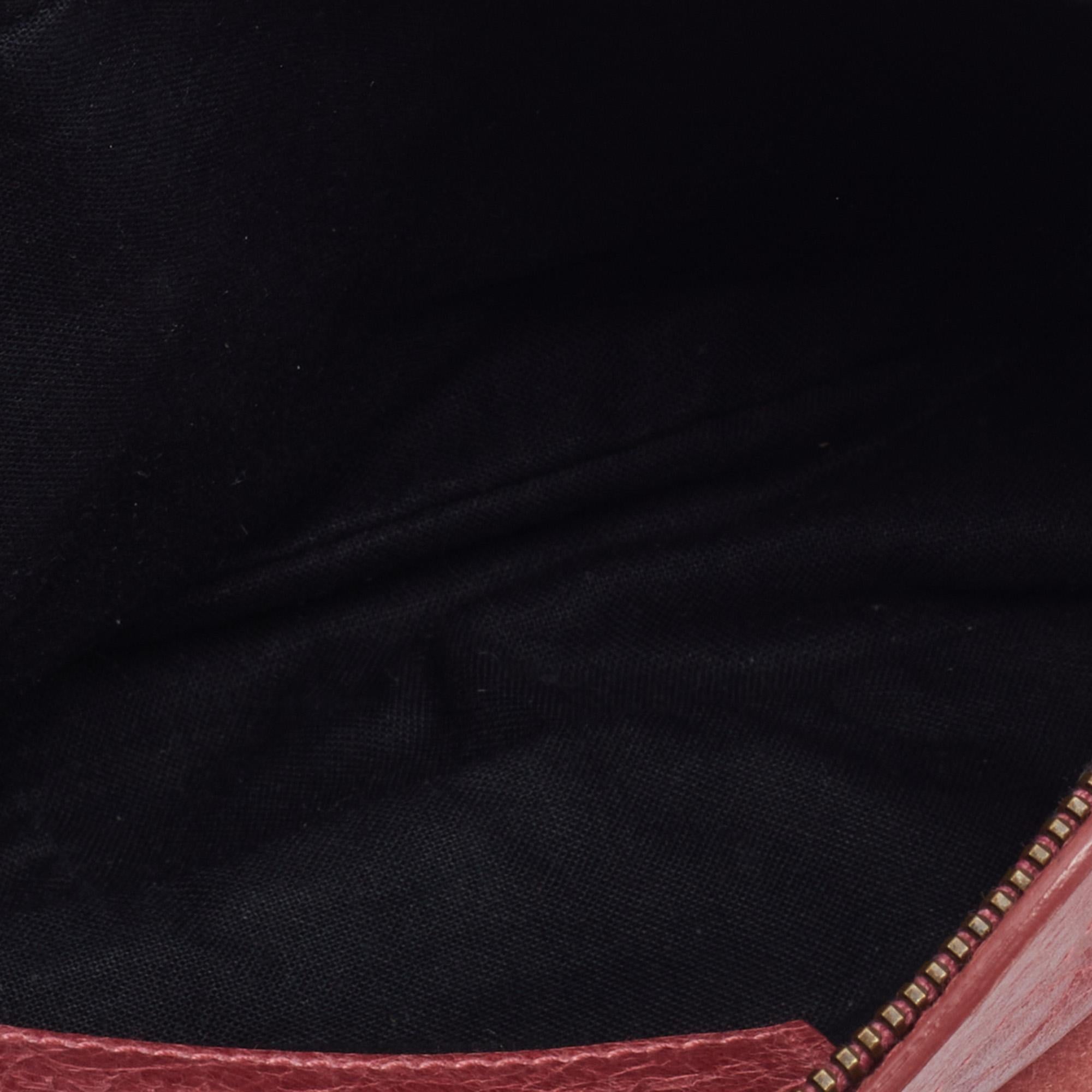 Balenciaga Pink Leather Classic Hardware Shoulder Bag 3