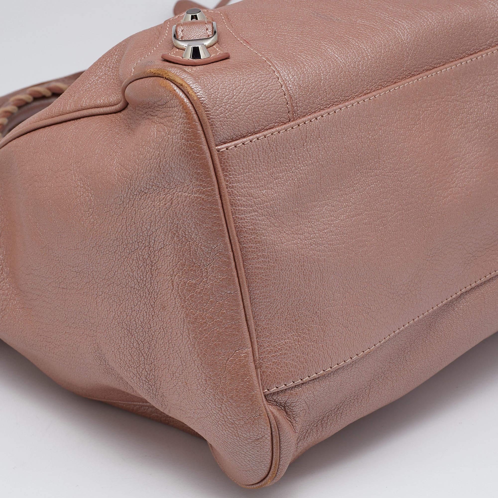 Balenciaga Pink Leather Classic Velo RH Tote 2