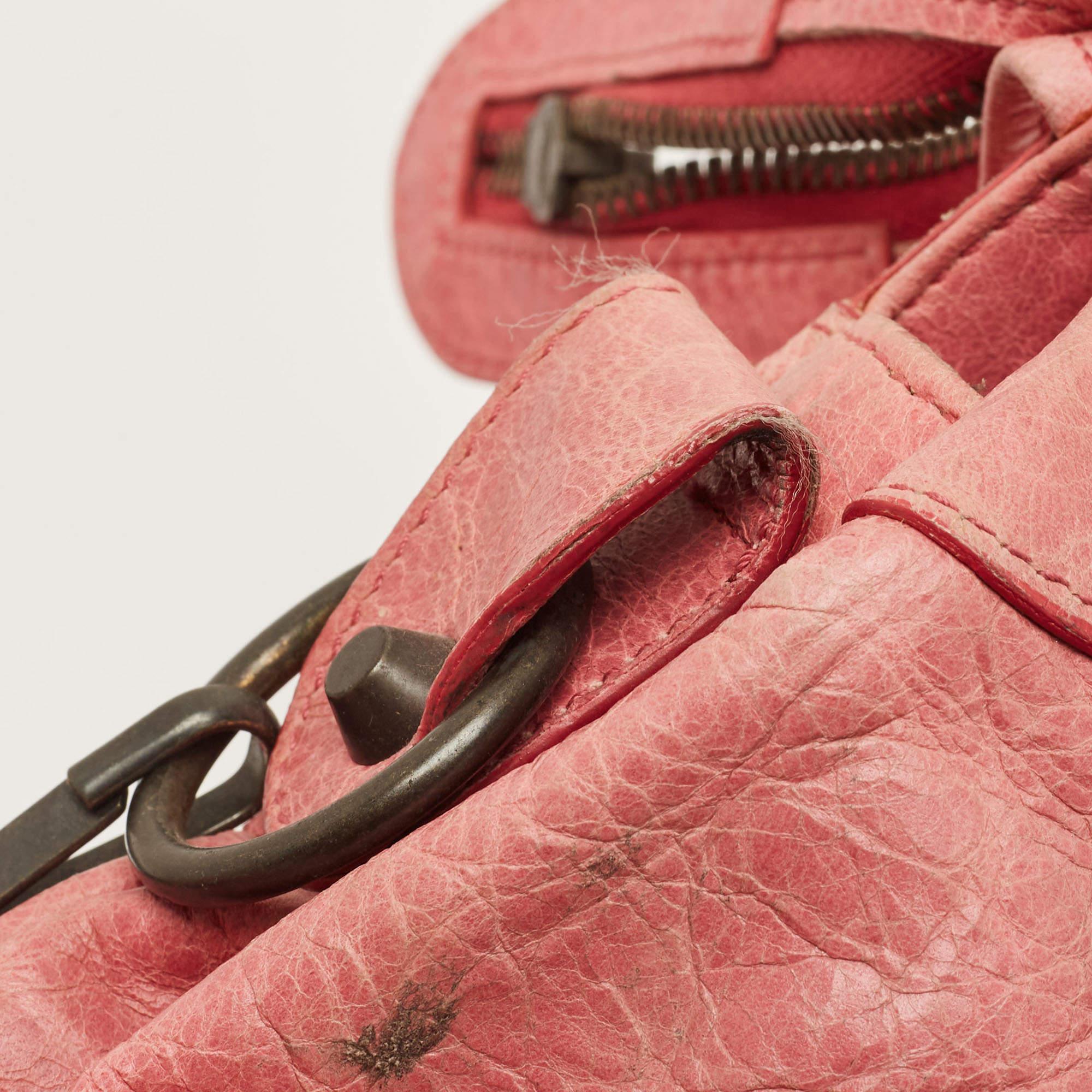 Balenciaga Pink Leather Classic Velo Tote 6