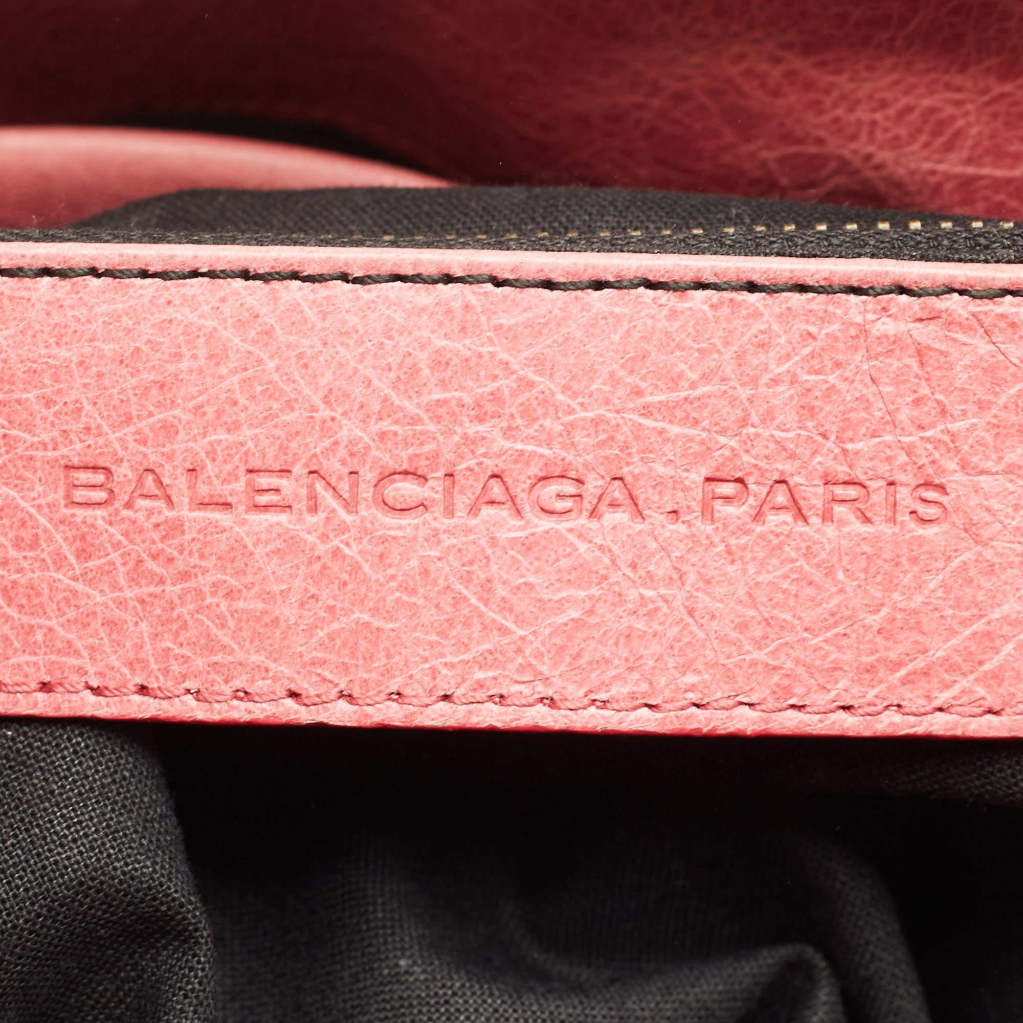 Balenciaga Pink Leather Classic Velo Tote 11