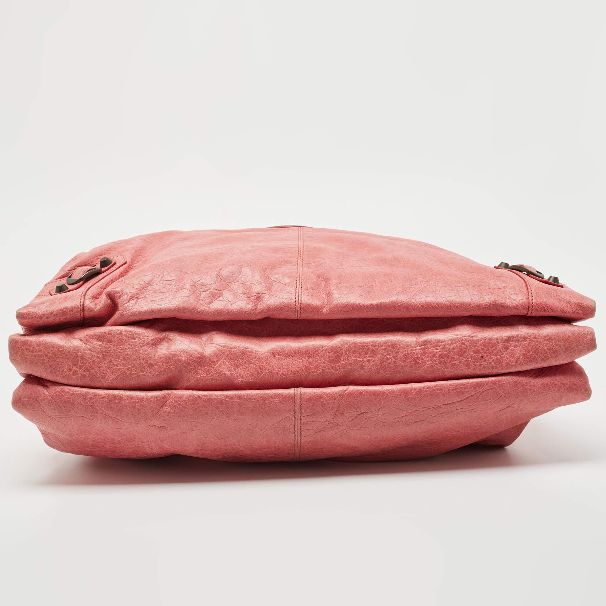 Balenciaga Pink Leather Classic Velo Tote 1
