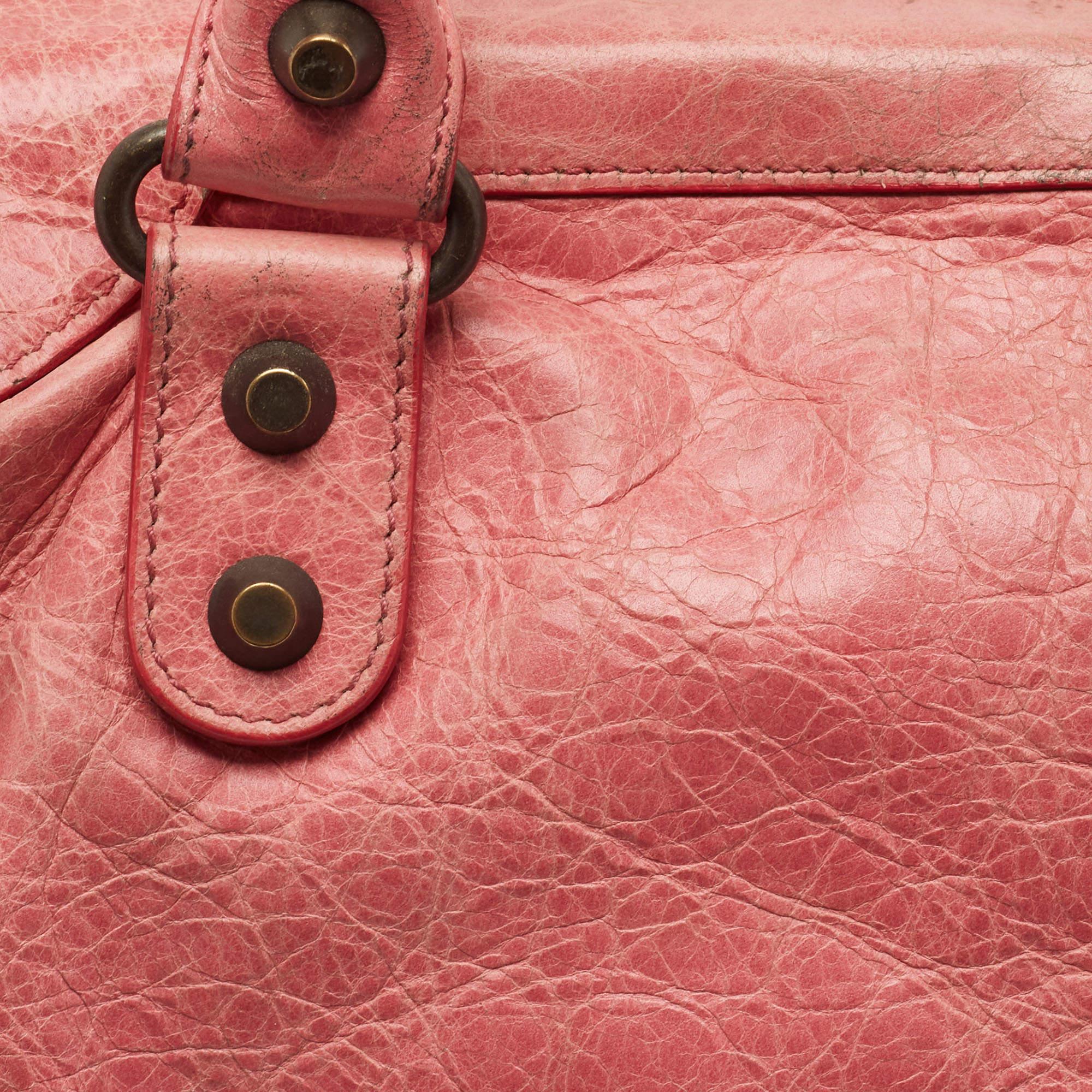 Balenciaga Pink Leather Classic Velo Tote 3