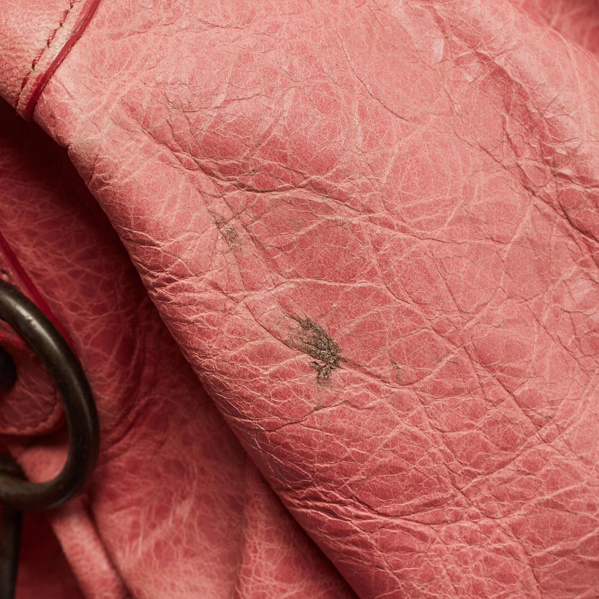 Balenciaga Pink Leather Classic Velo Tote 5