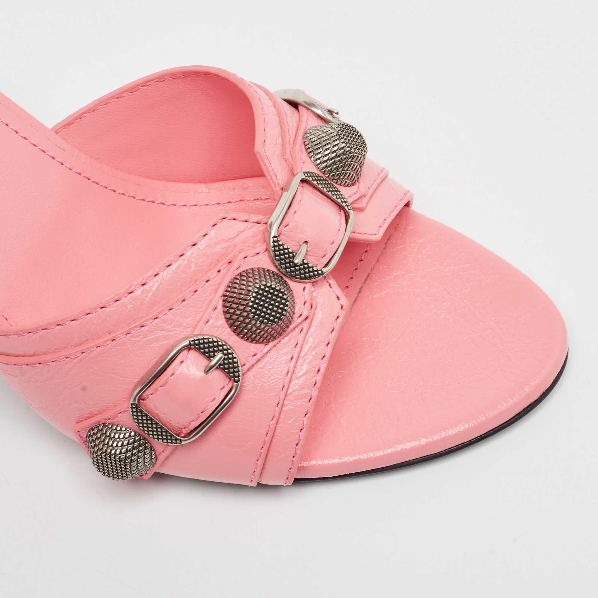 Balenciaga Sandali Le Cagole in pelle rosa taglia 37 2