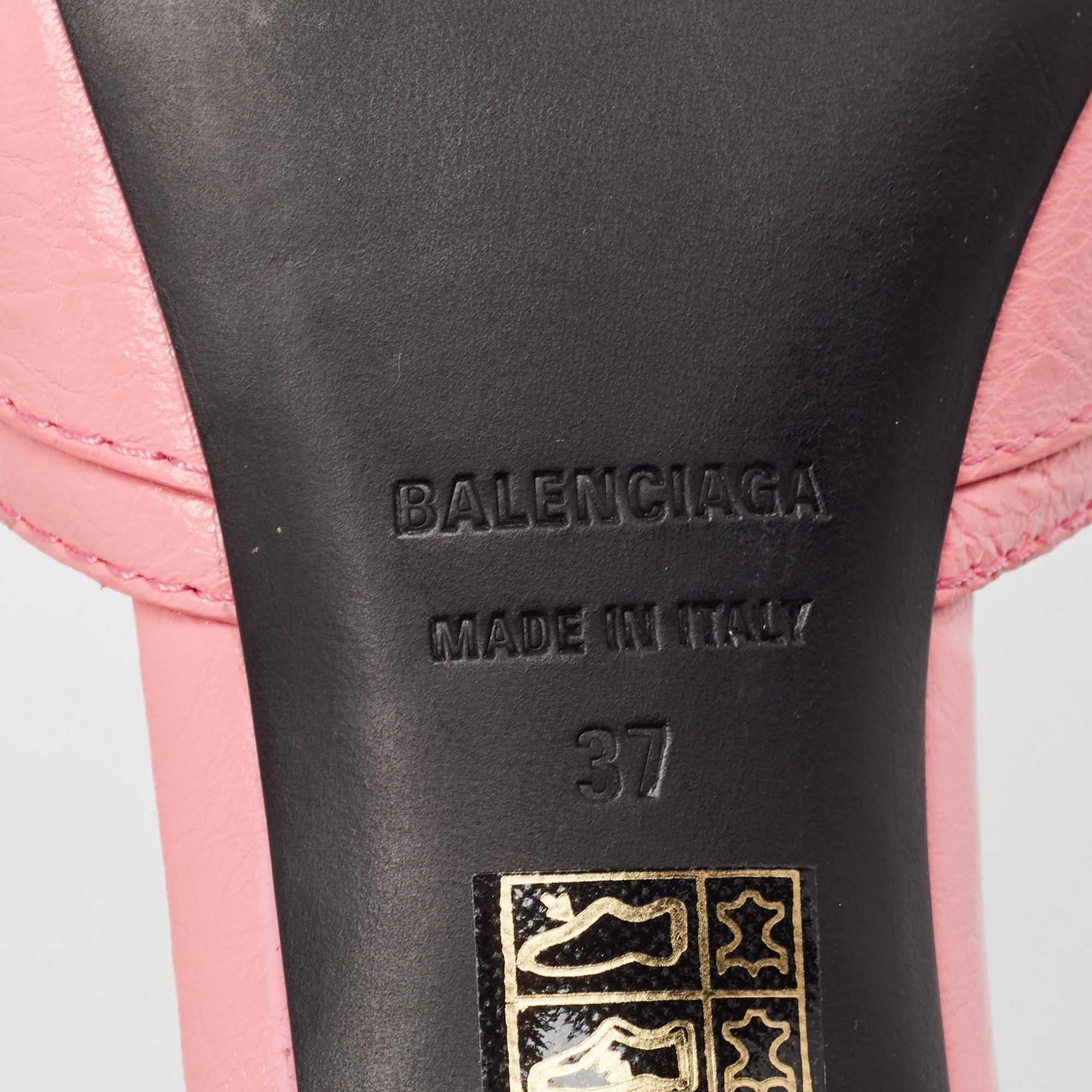 Balenciaga Sandali Le Cagole in pelle rosa taglia 37 3