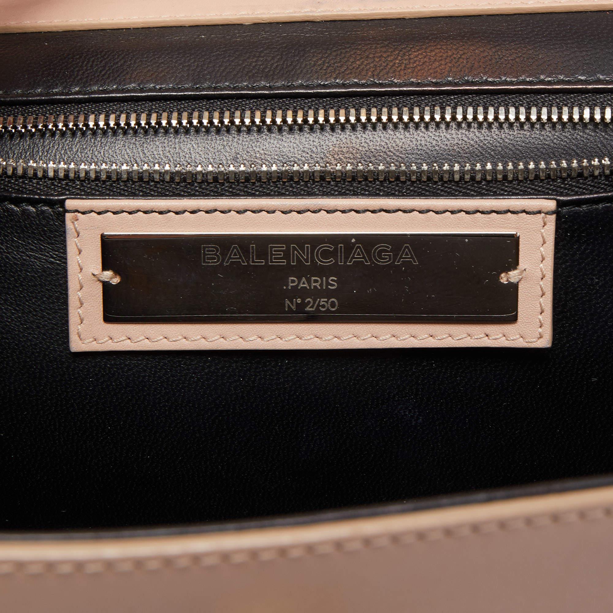 Balenciaga Pink Leather Le Dix Cartable Top Handle Bag 4