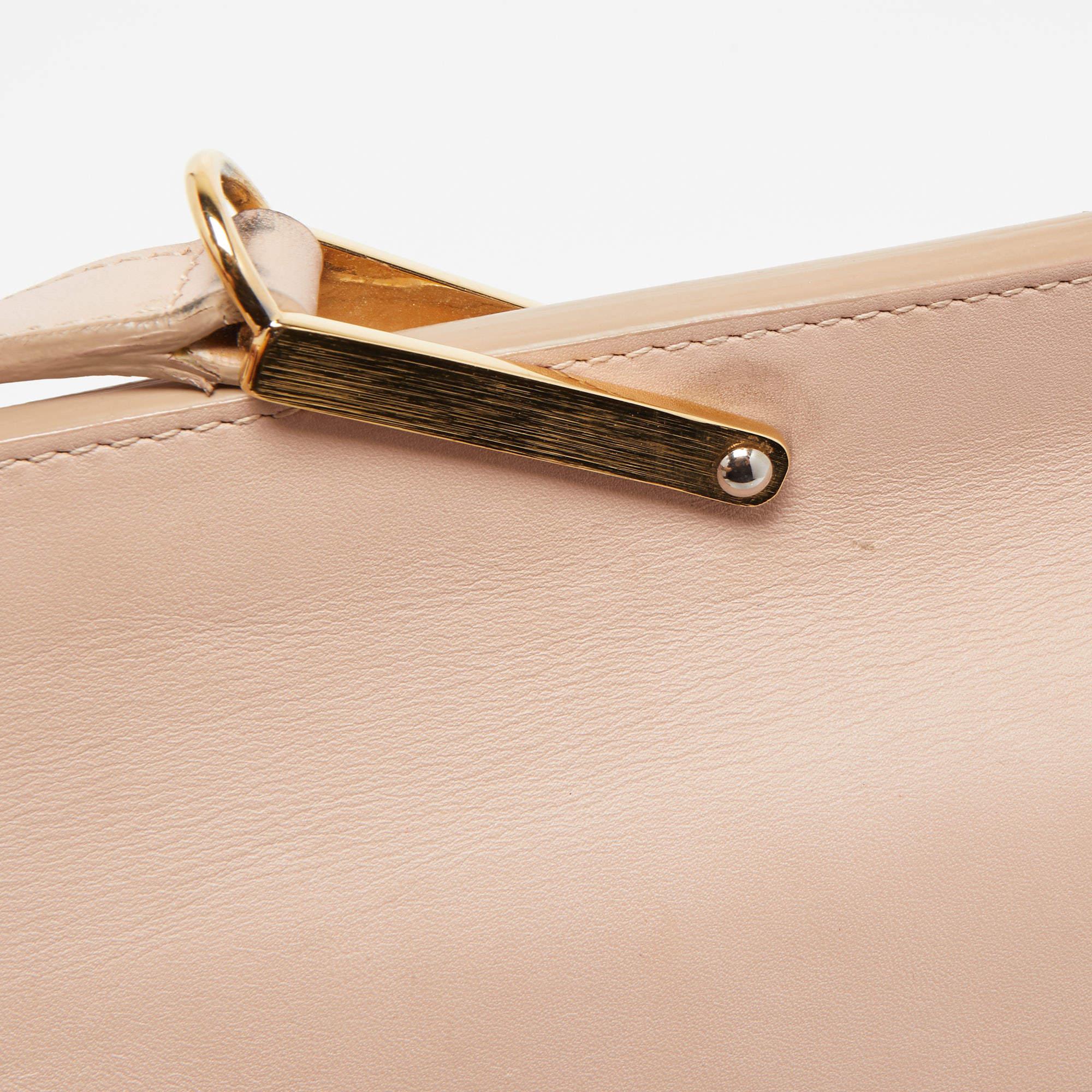 Balenciaga Pink Leather Le Dix Cartable Top Handle Bag 8
