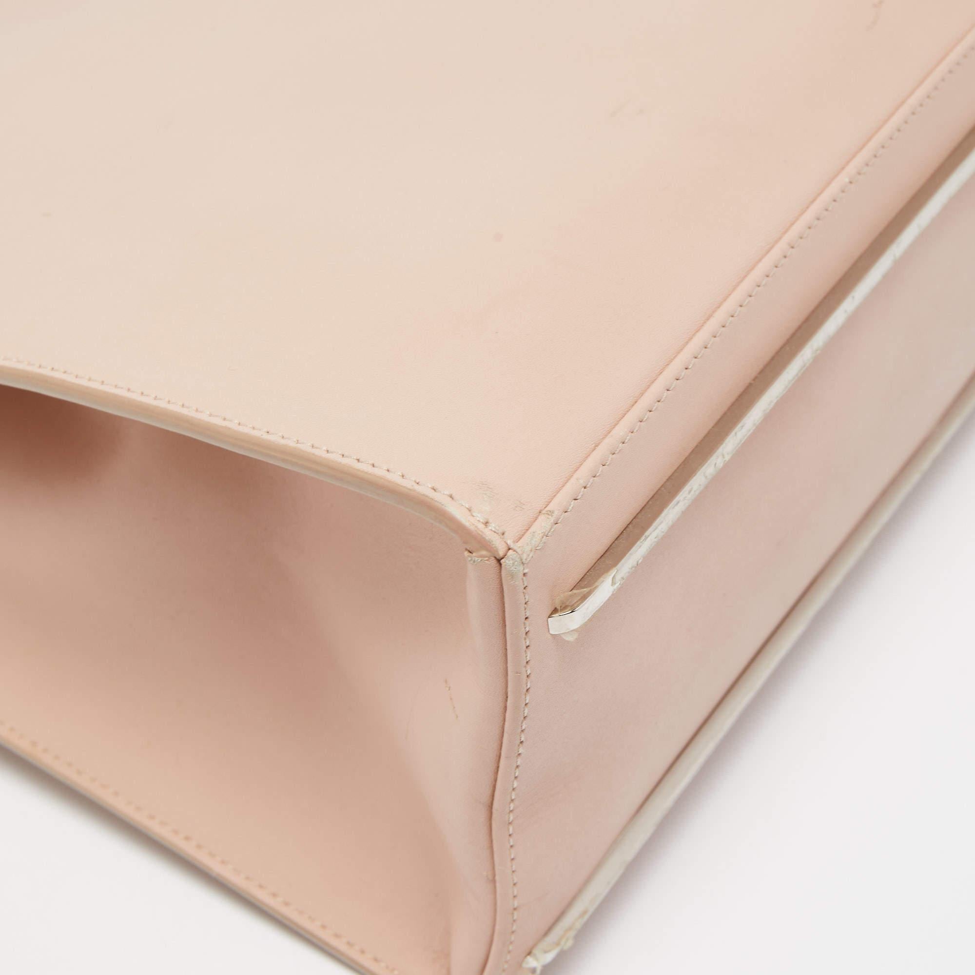 Balenciaga Pink Leather Le Dix Cartable Top Handle Bag 12