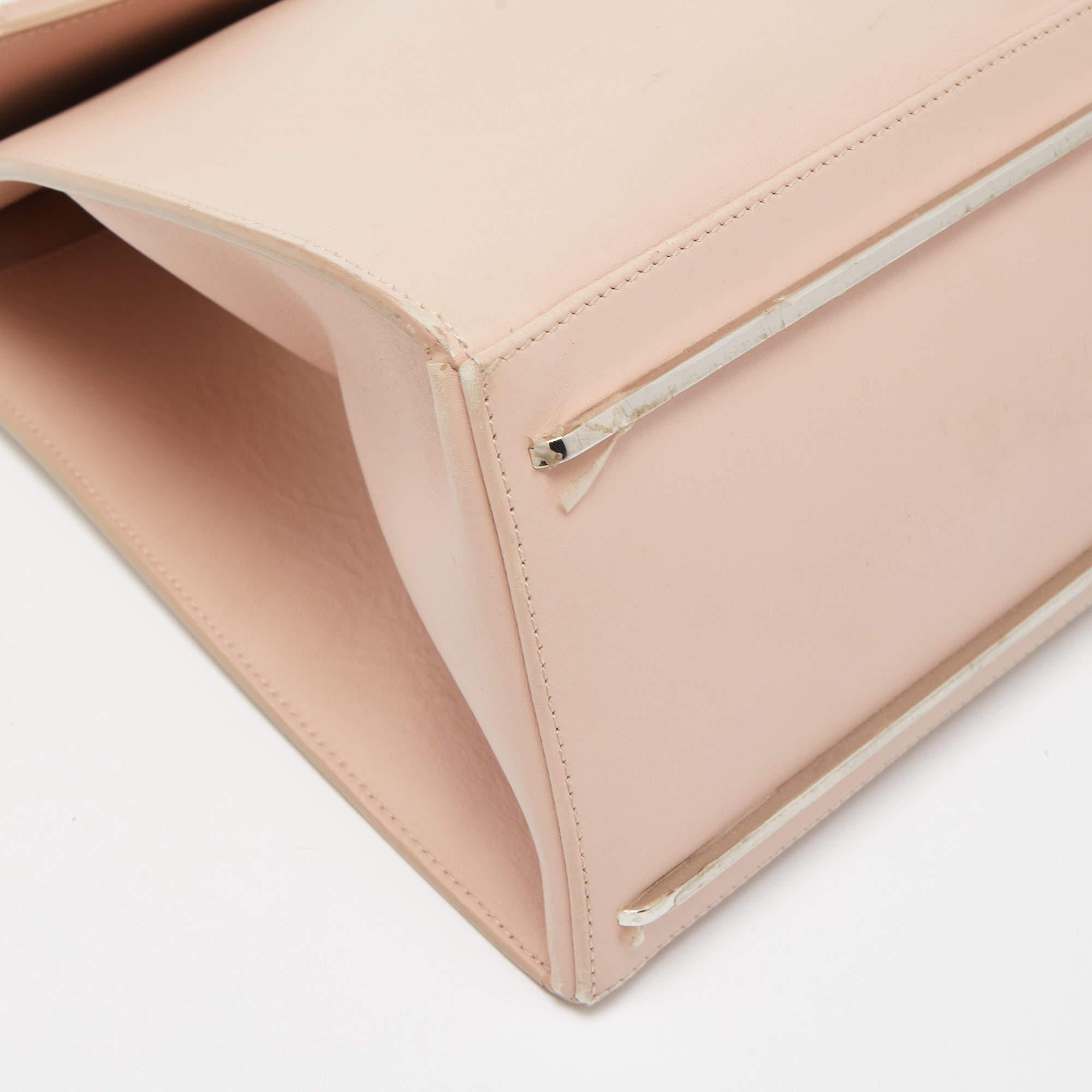Balenciaga Pink Leather Le Dix Cartable Top Handle Bag 14