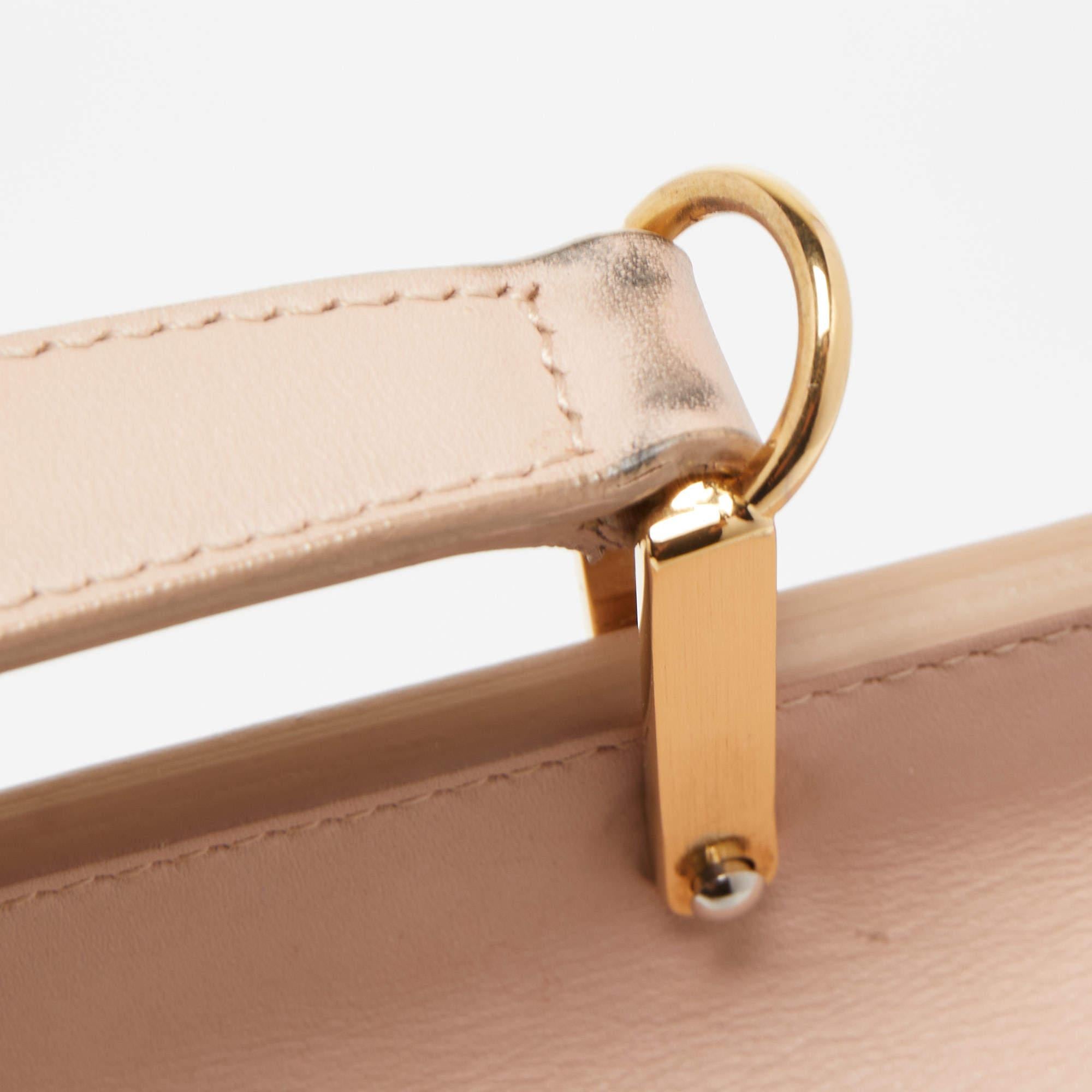 Balenciaga Pink Leather Le Dix Cartable Top Handle Bag 2
