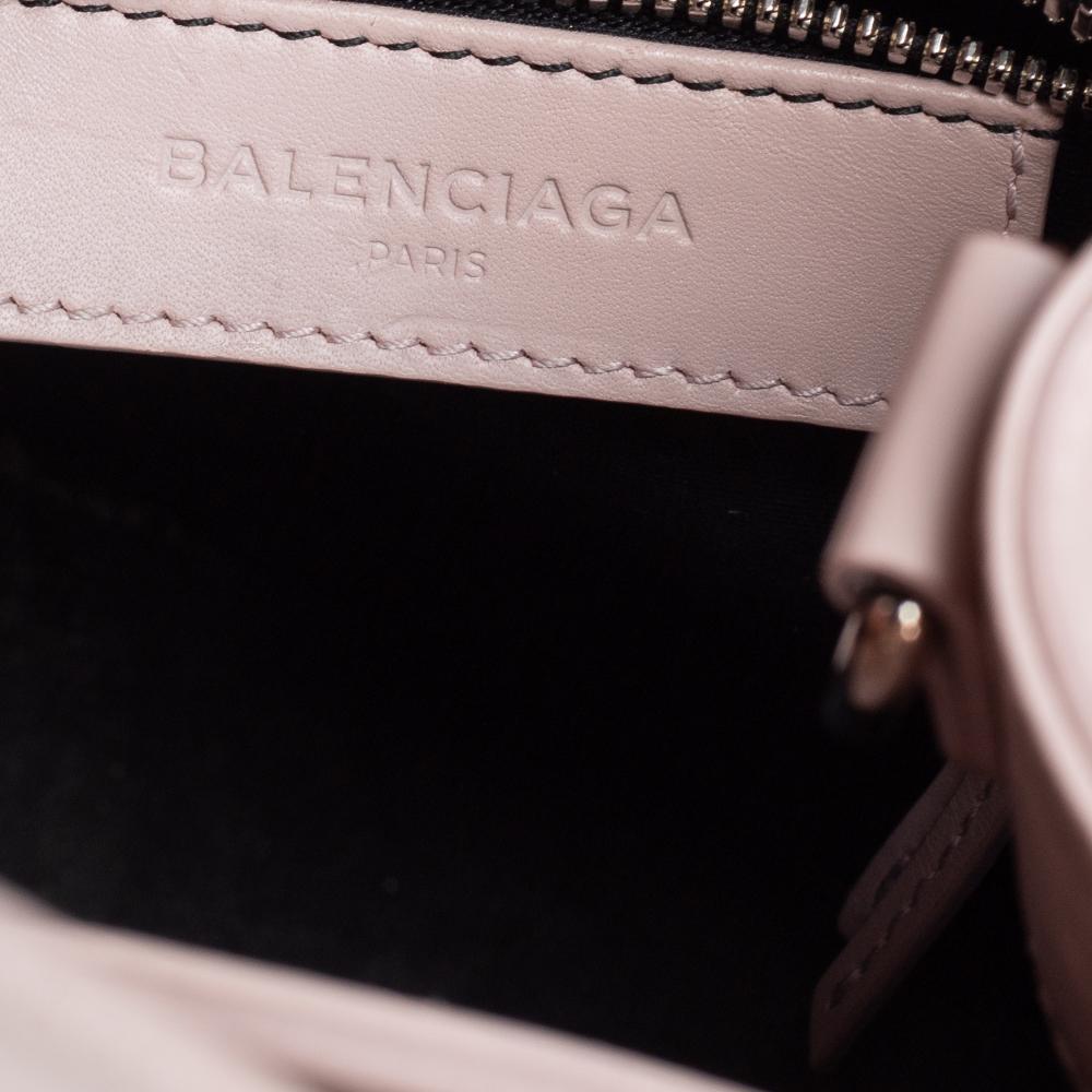 Balenciaga Pink Leather Mini Maillon All Afternoon Tote 4