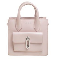 Balenciaga Pink Leather Mini Maillon All Afternoon Tote