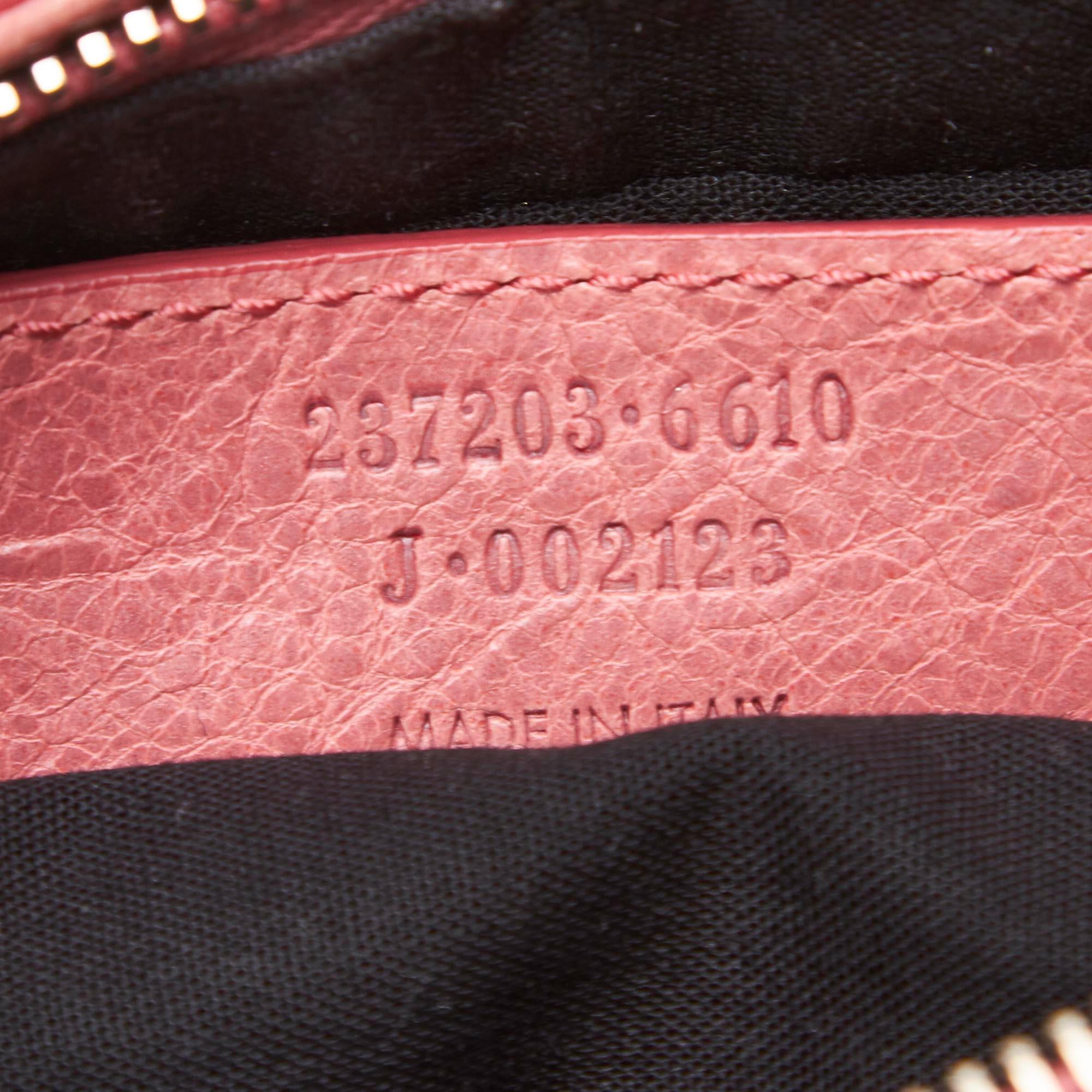 Women's Balenciaga Pink  Leather Motocross Giant 12 Hip Bag Italy w/ Dust Bag