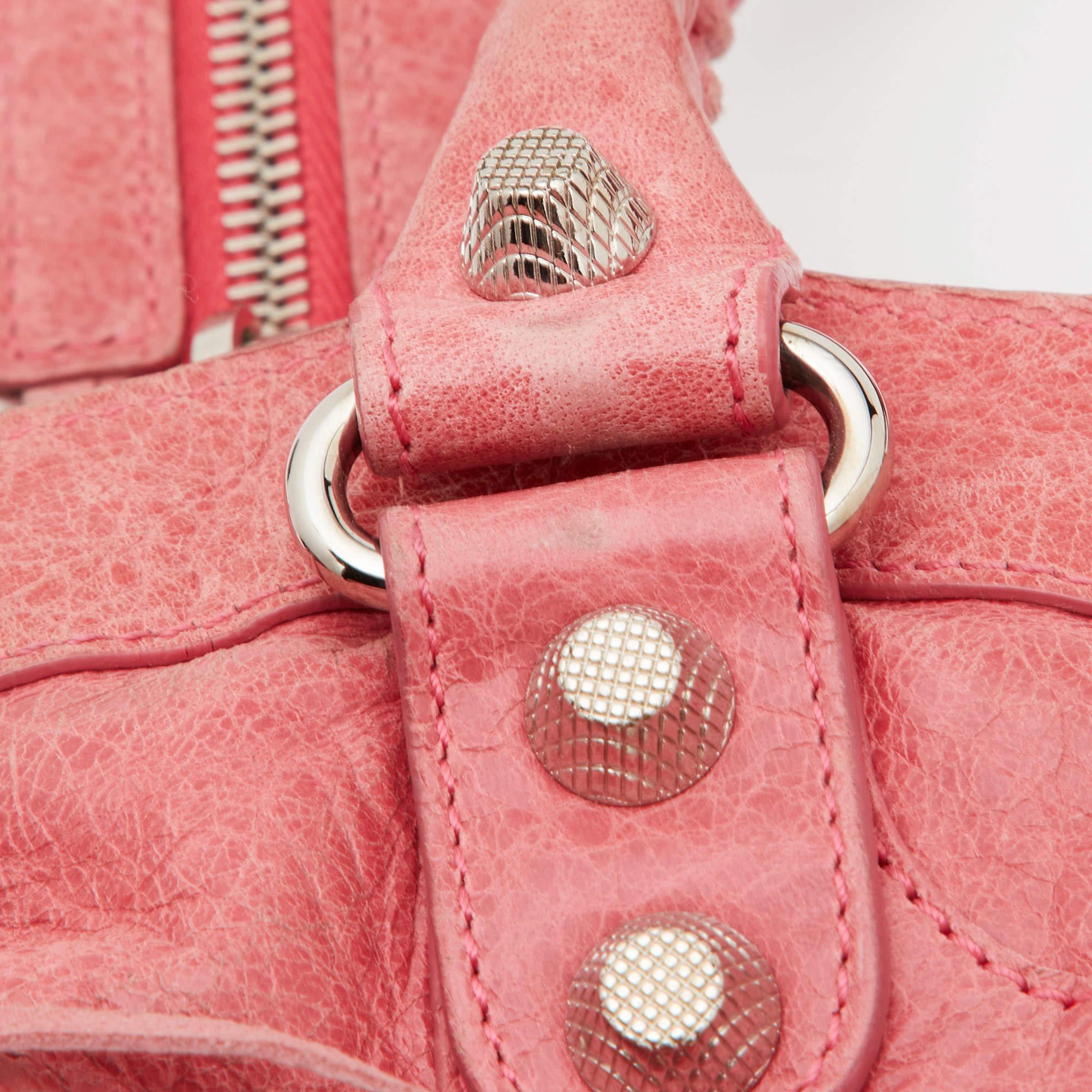 Balenciaga Pink Leather RSH Town Bag 5