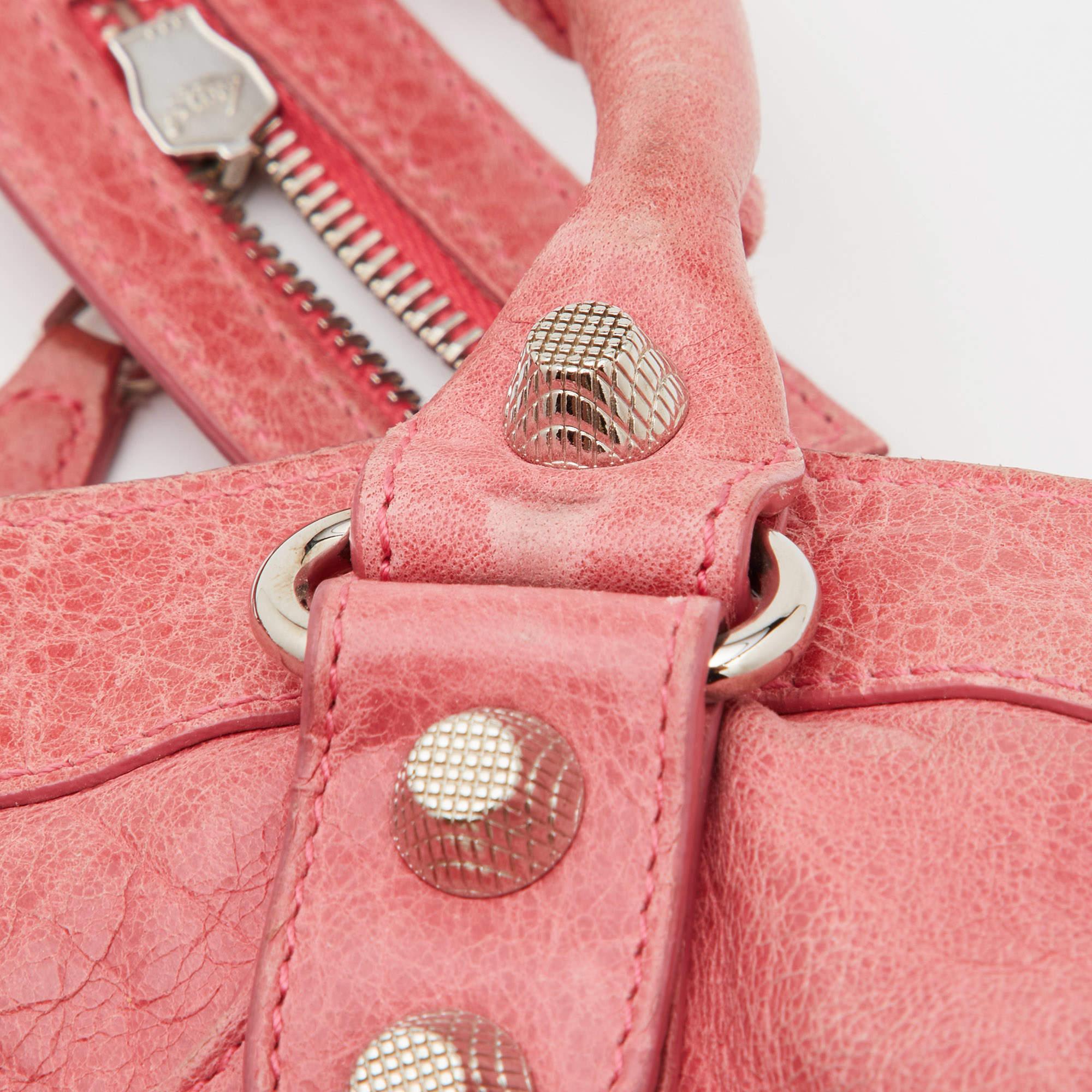 Balenciaga Pink Leather RSH Town Bag 4