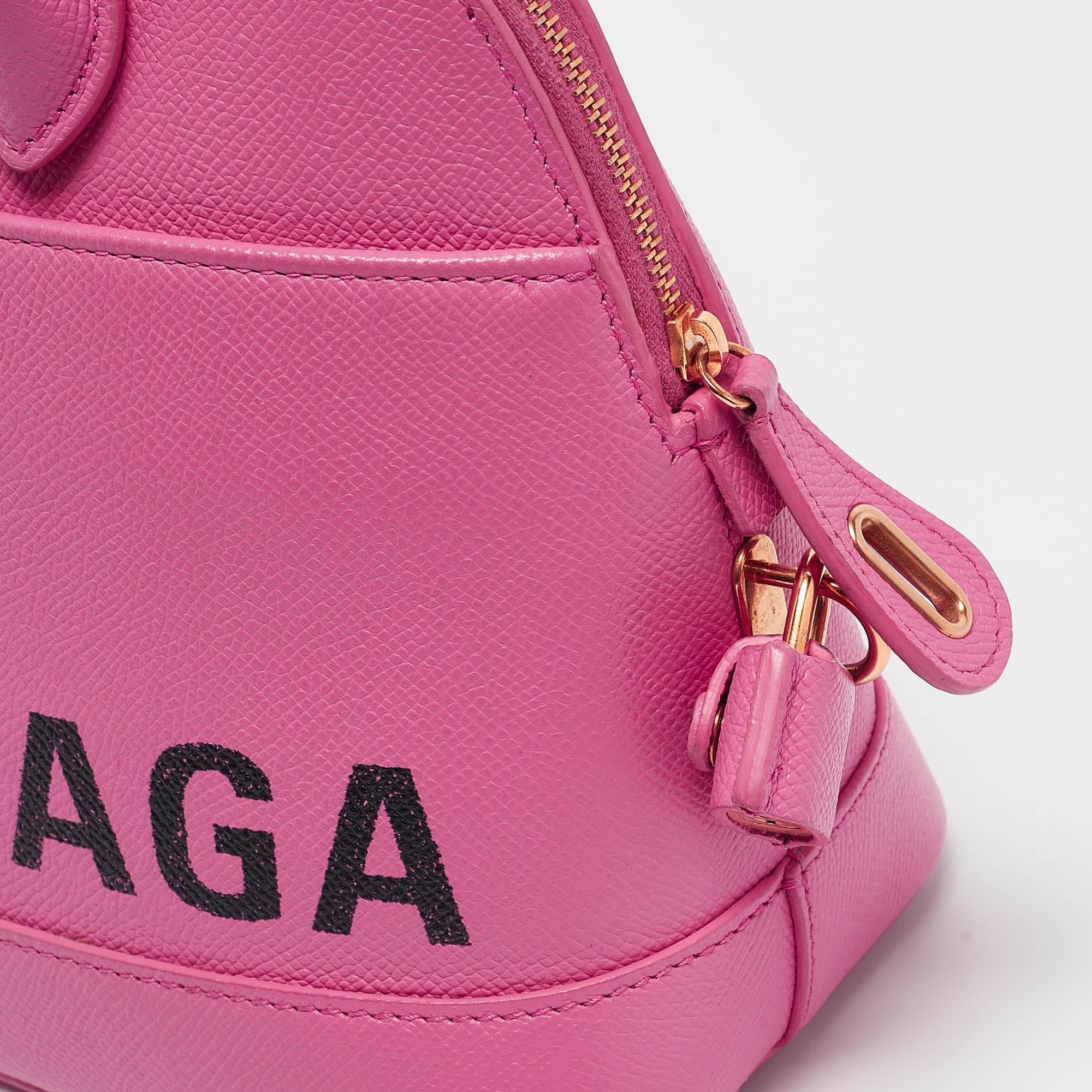 Balenciaga Pink Leather Small Ville Satchel 6