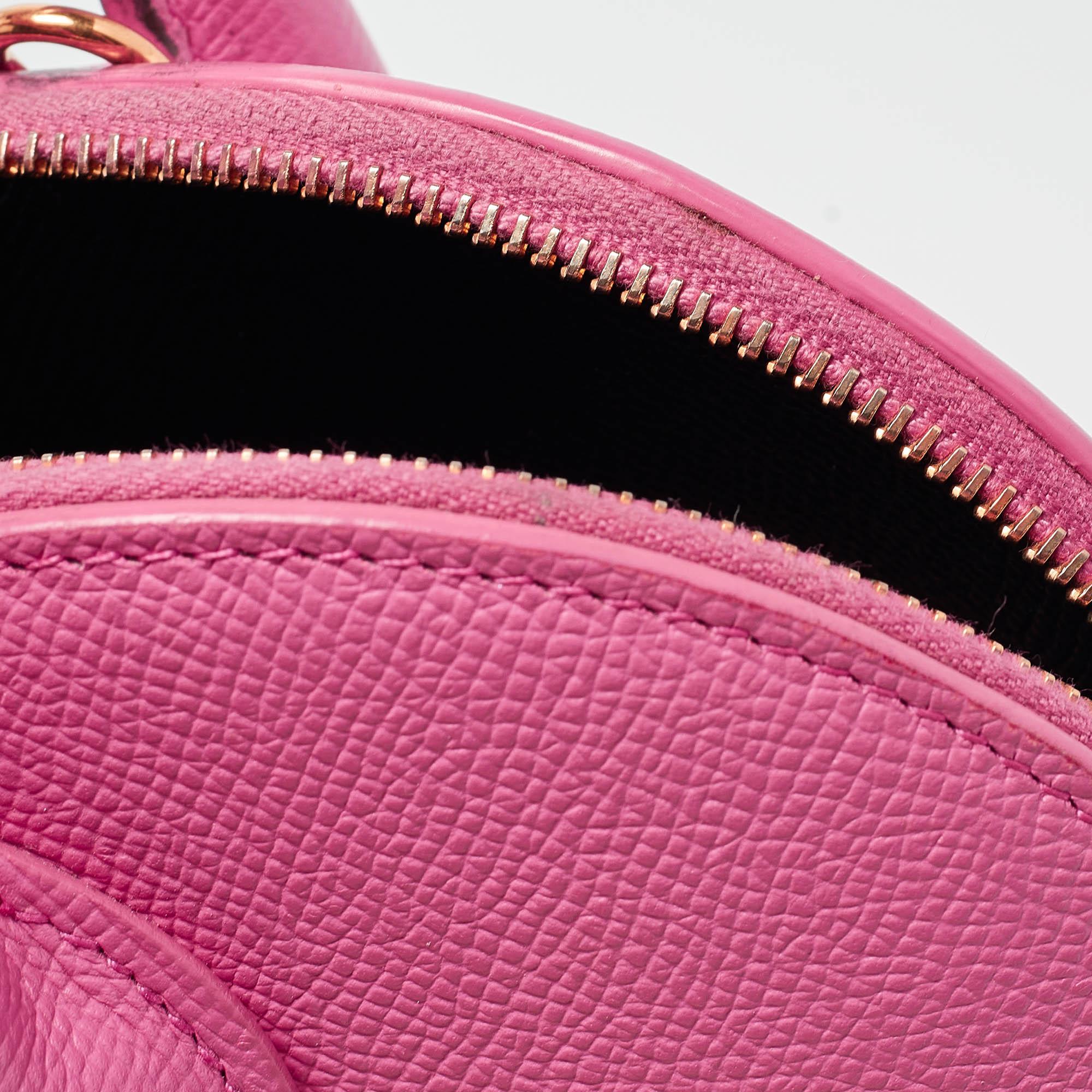 Balenciaga Pink Leather Small Ville Satchel 2