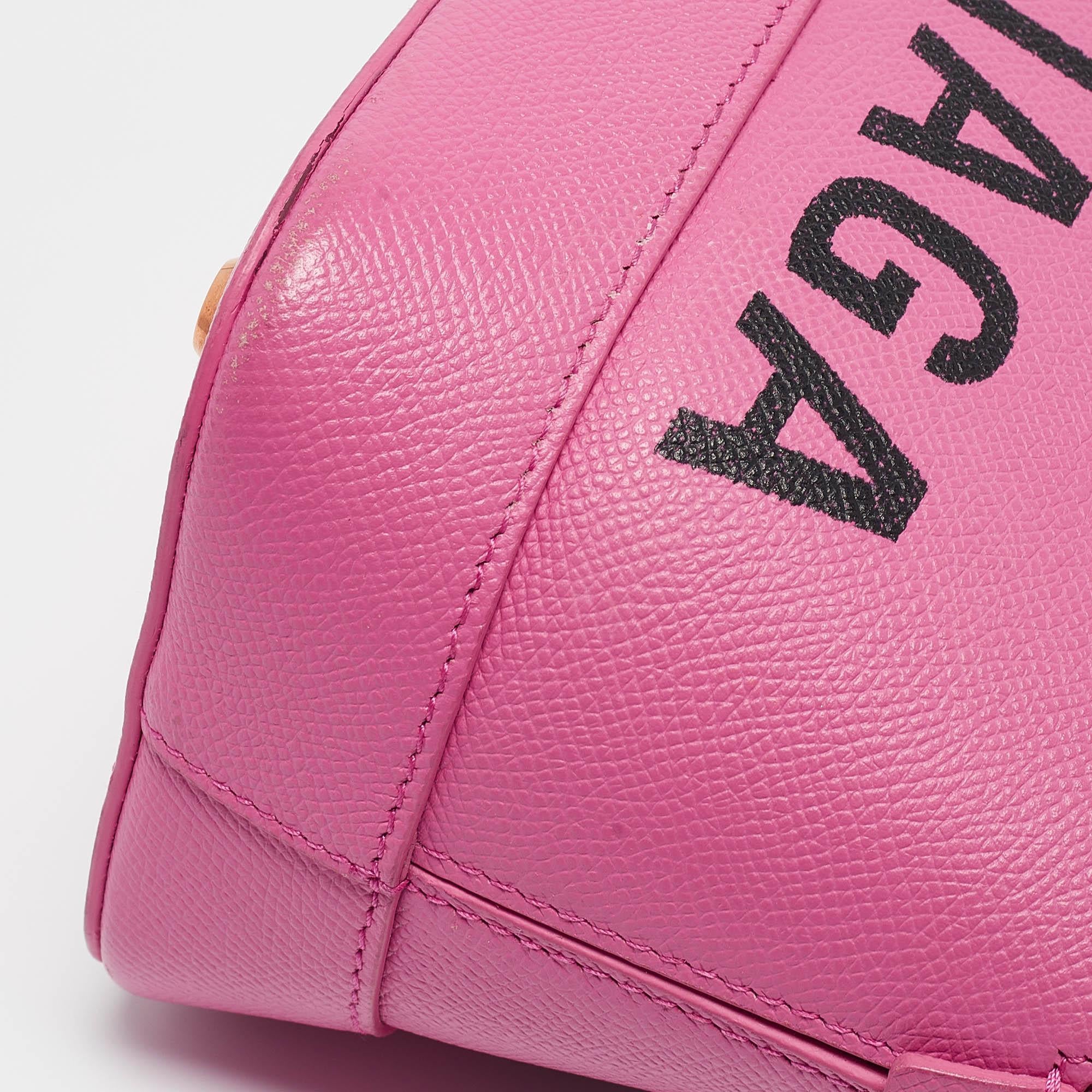 Balenciaga Pink Leather Small Ville Satchel 3