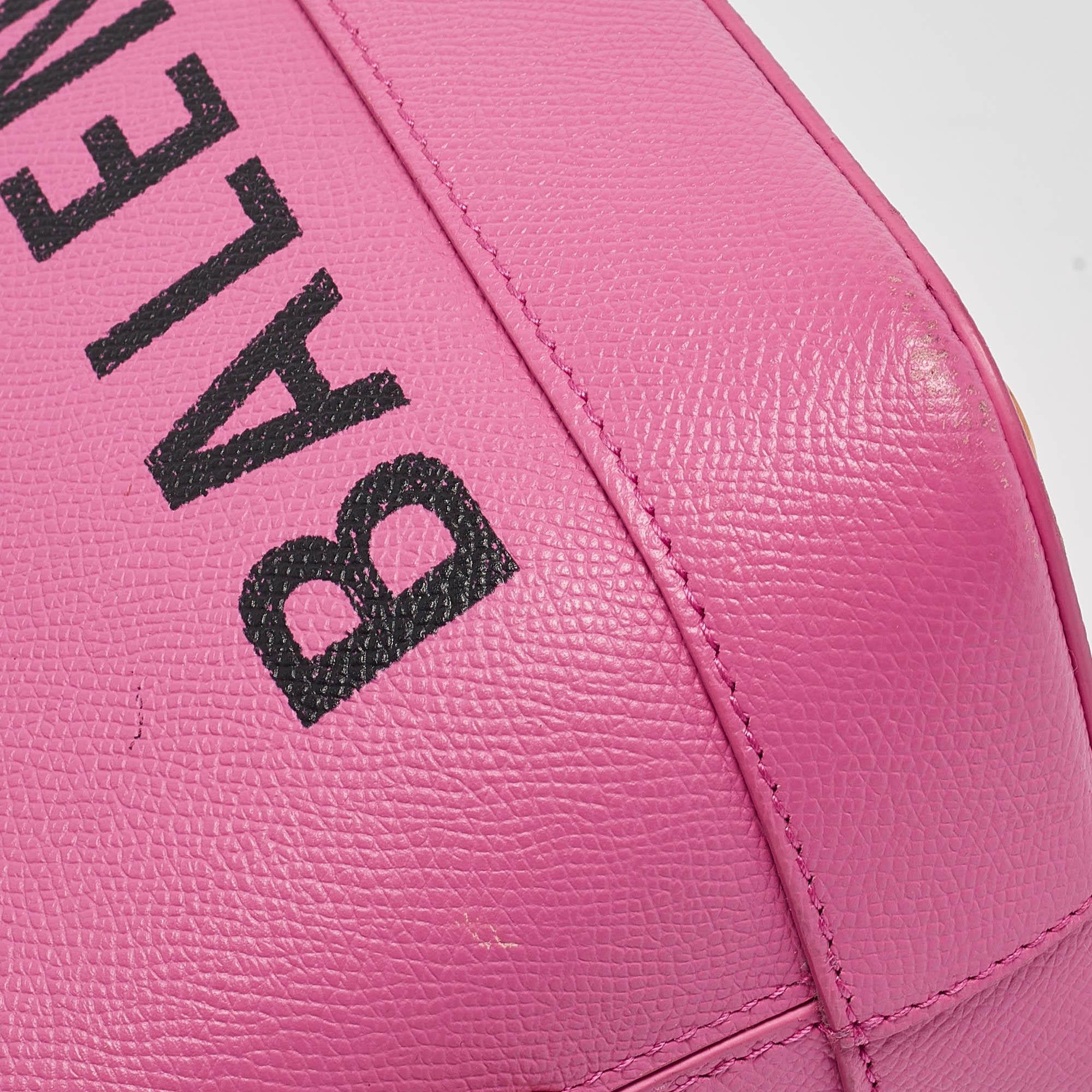 Balenciaga Pink Leather Small Ville Satchel 4
