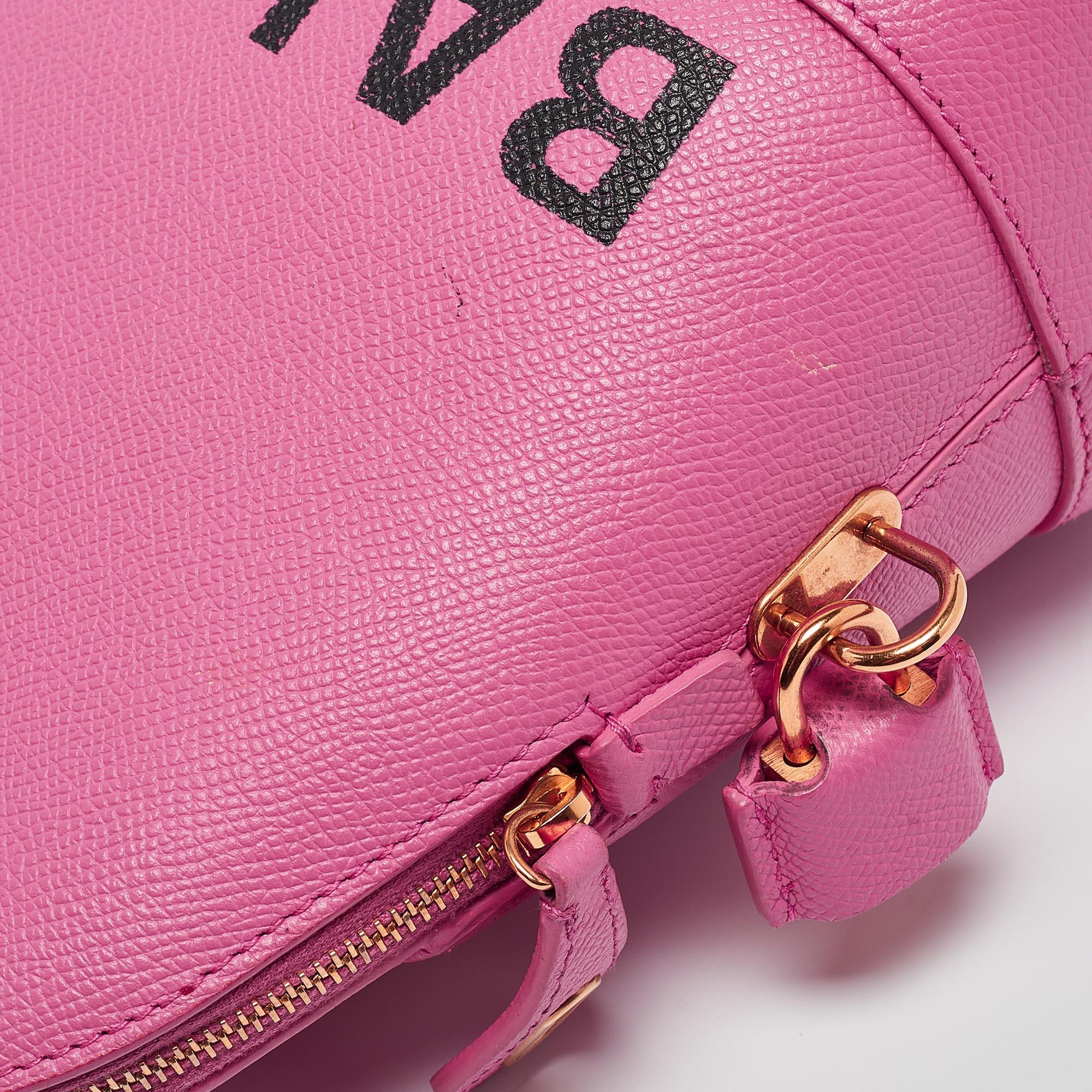 Balenciaga Pink Leather Small Ville Satchel 5