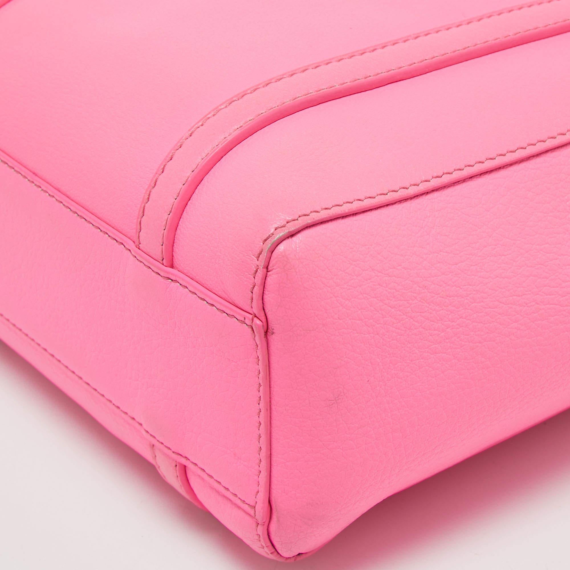 Balenciaga Pink Leather XXS Everyday Tote 9