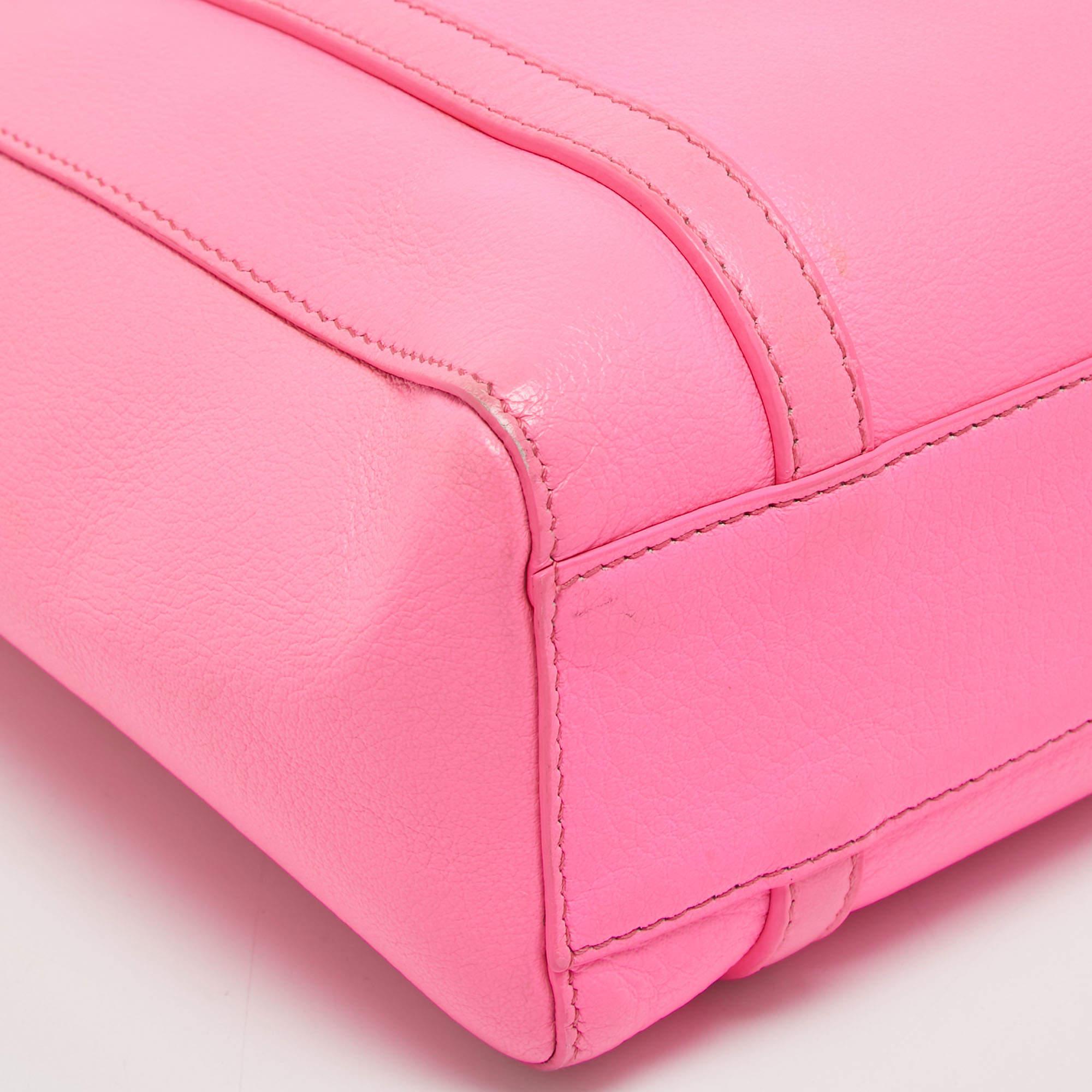 Balenciaga Pink Leather XXS Everyday Tote 11