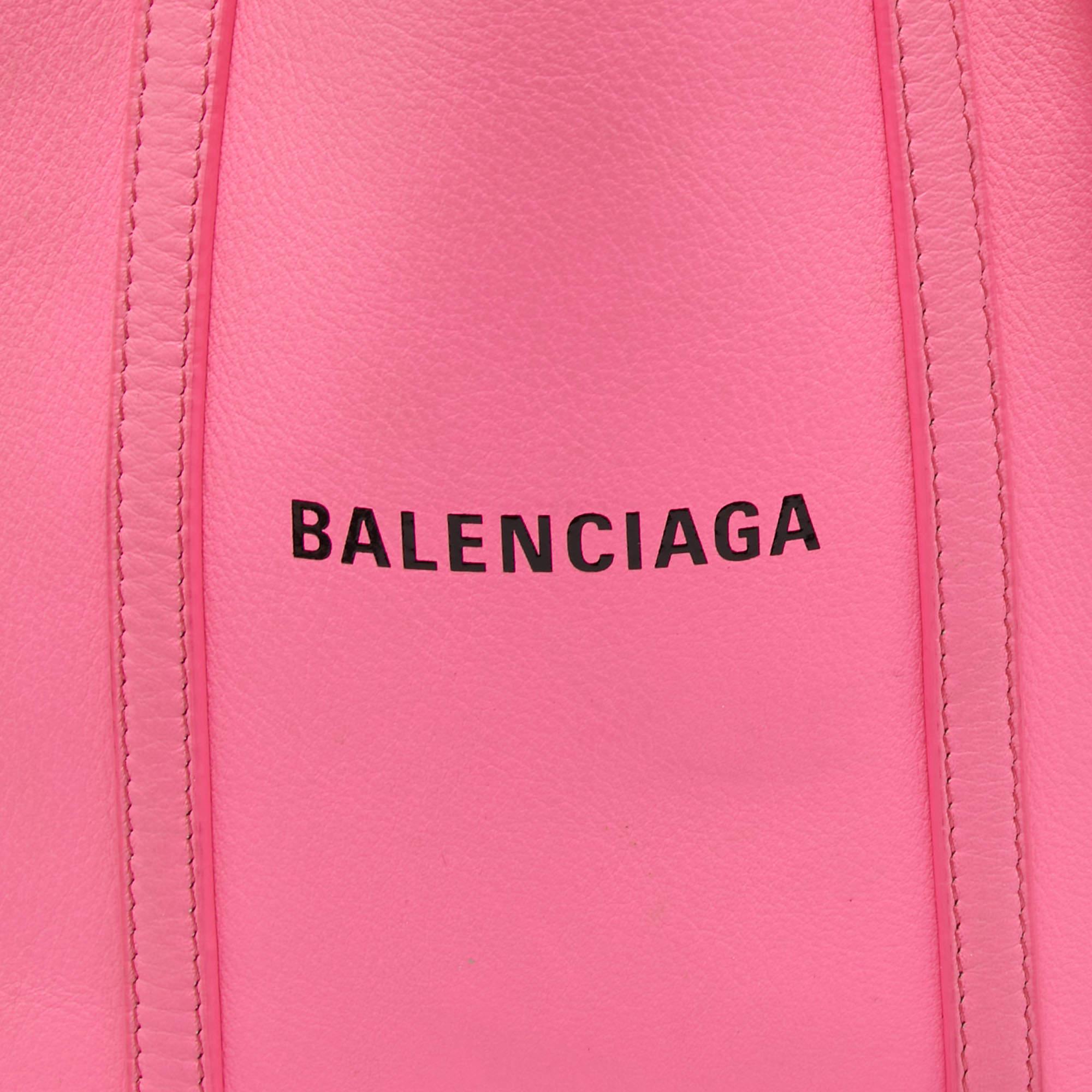 Balenciaga Pink Leather XXS Everyday Tote 12