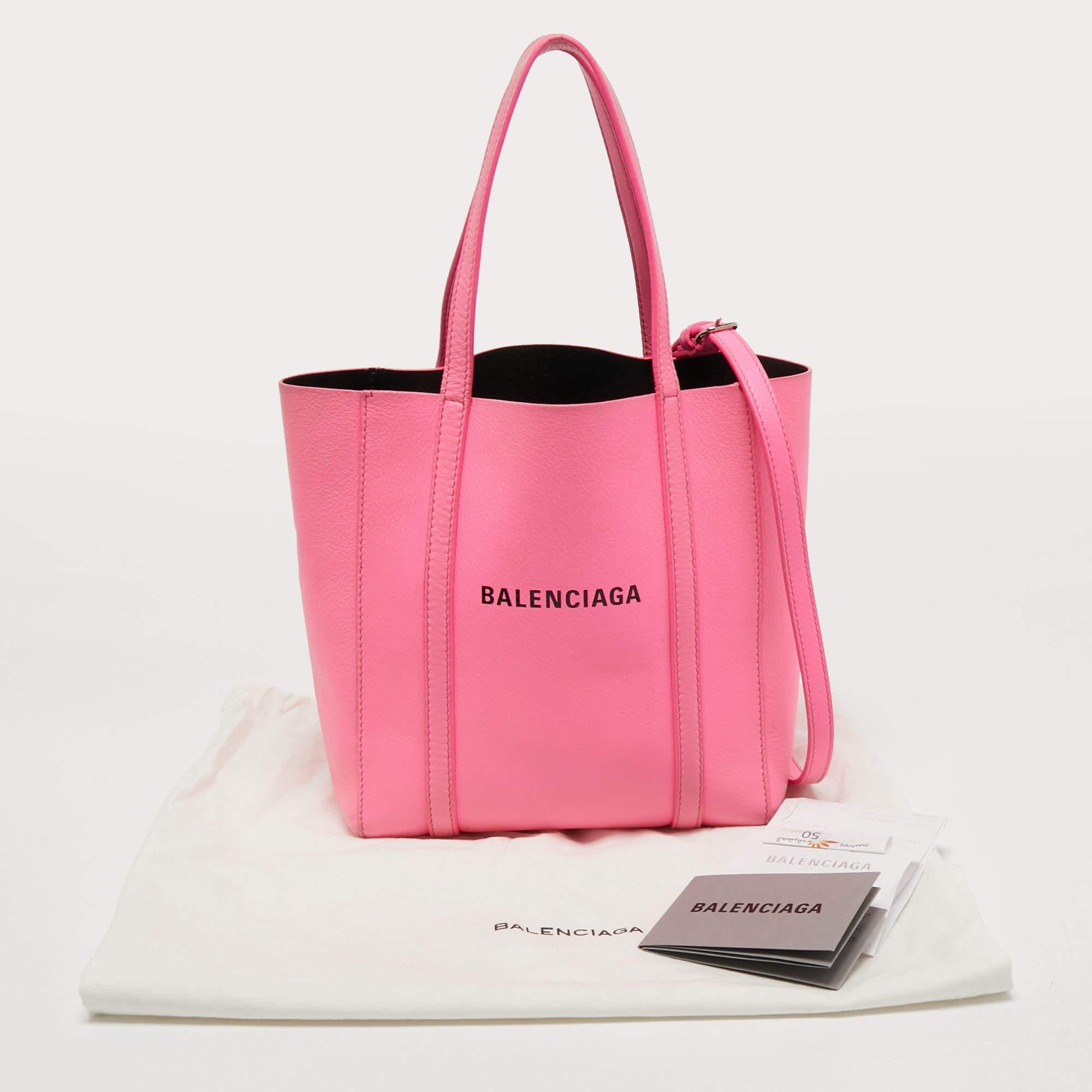 Balenciaga Pink Leather XXS Everyday Tote 15