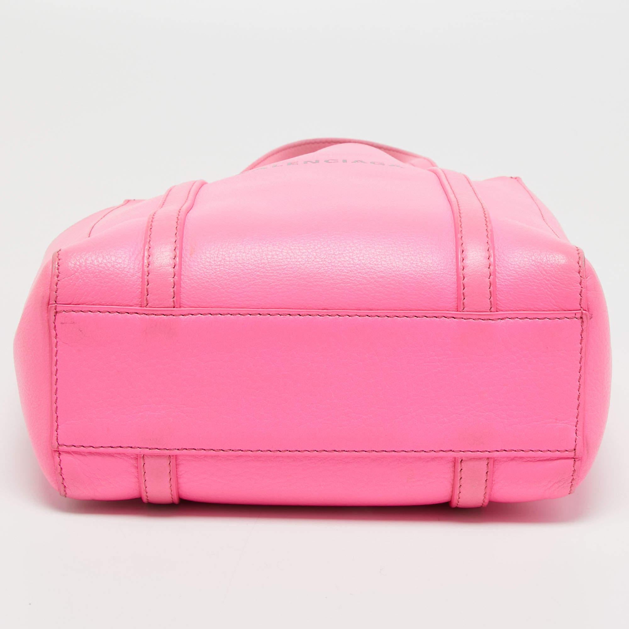 Balenciaga Pink Leather XXS Everyday Tote 4