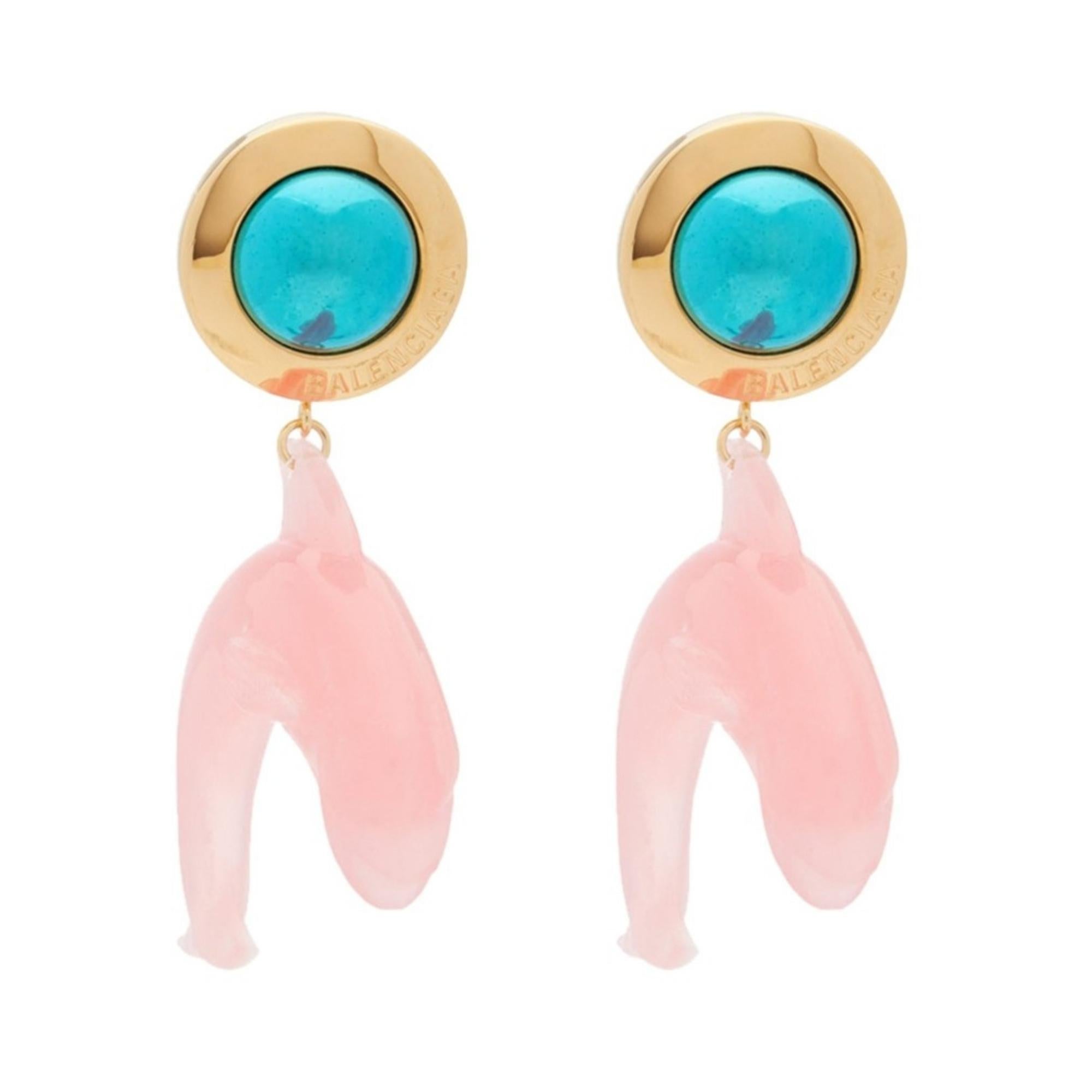 balenciaga dolphin earrings