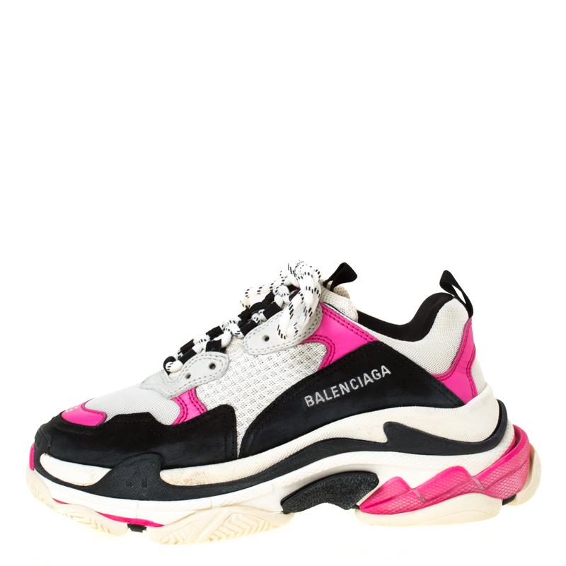 balenciaga pink and black