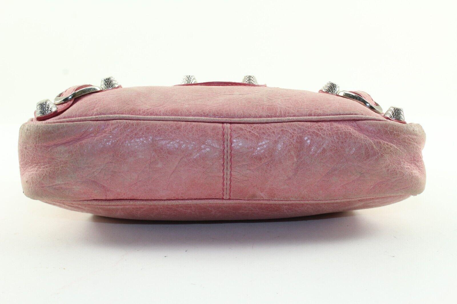 BALENCIAGA Pink Mini Crossbody City Bag 2BAL1214K en vente 4