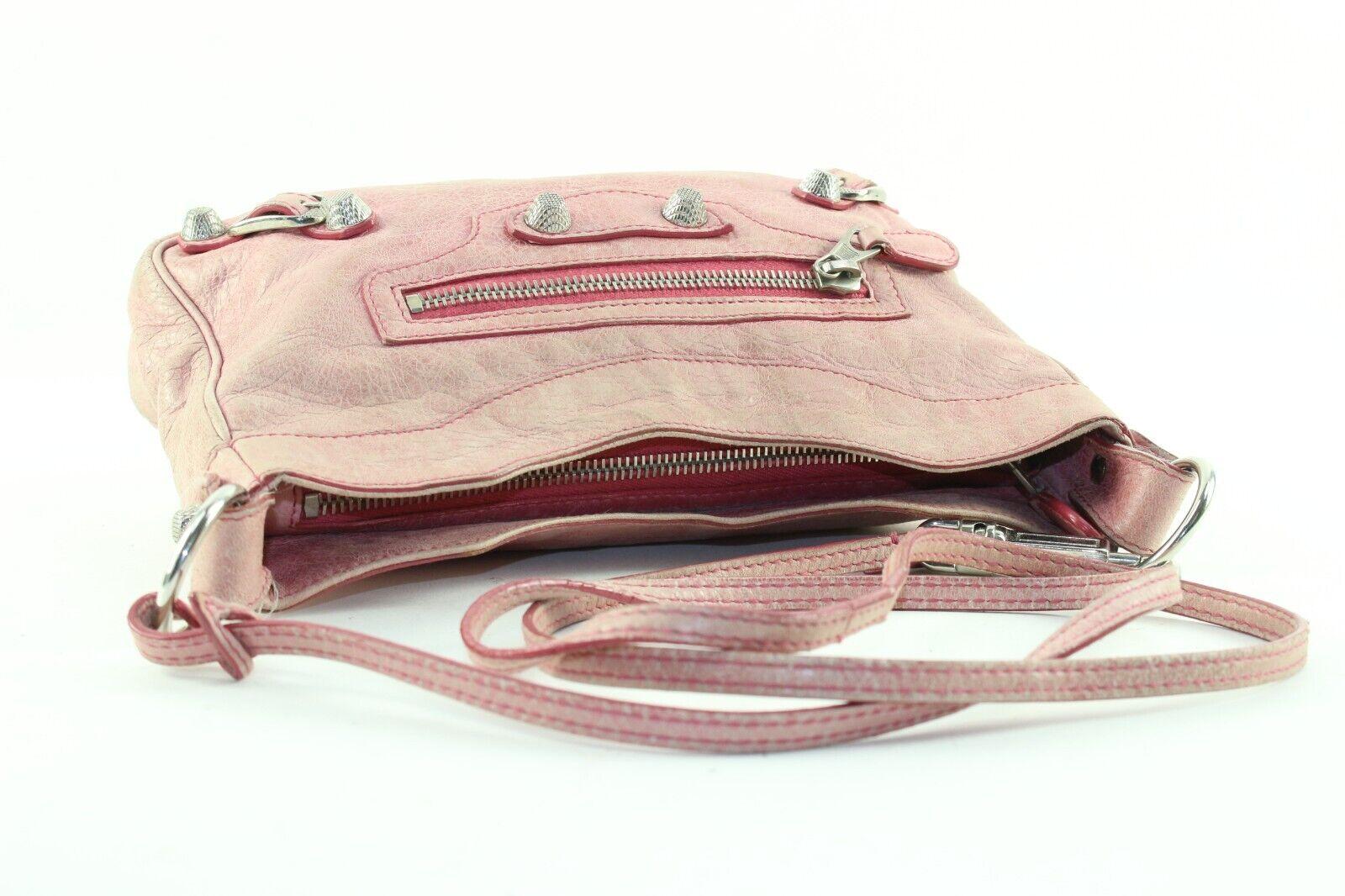 BALENCIAGA Pink Mini Crossbody City Bag 2BAL1214K For Sale 5