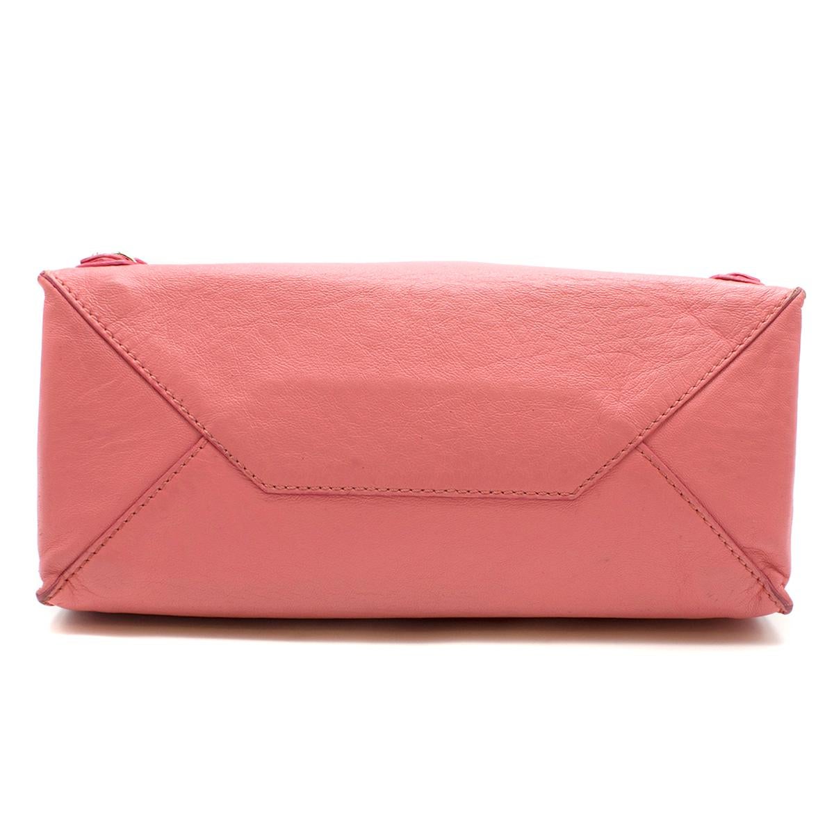 Balenciaga Pink Papier A4 Crossbody Mini Bag 1