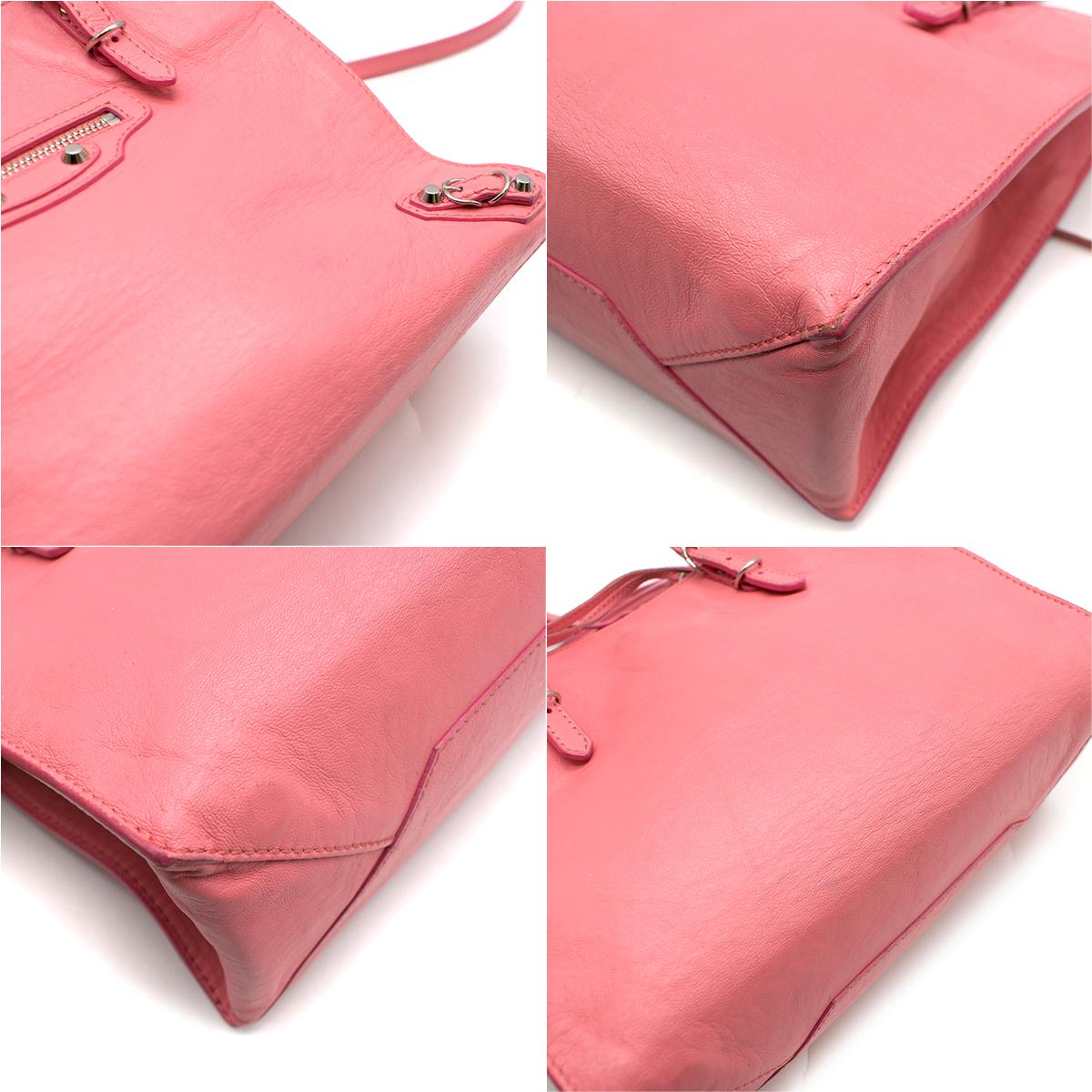Balenciaga Pink Papier A4 Crossbody Mini Bag 4