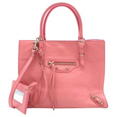 Balenciaga Pink Papier A4 Crossbody Mini Bag