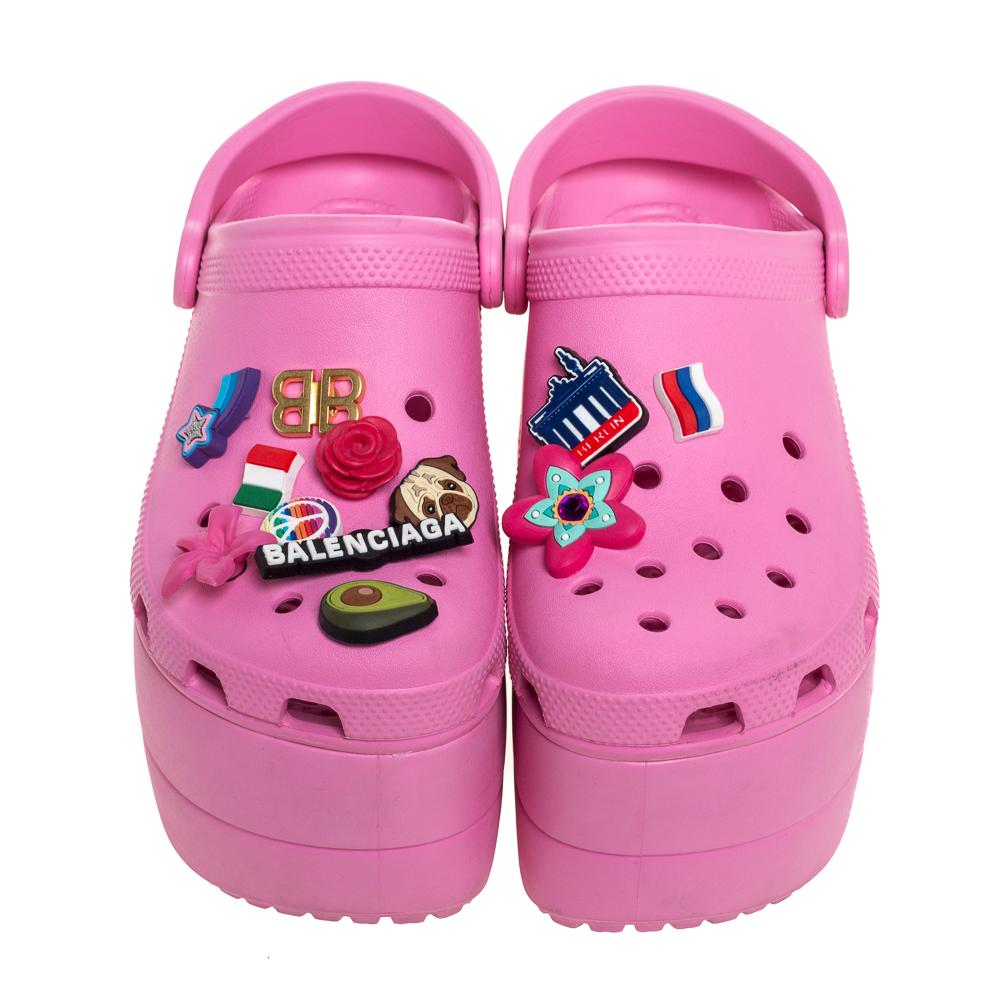 Platform Crocs Balenciaga - For Sale on 1stDibs | croc platforms, pink  platform crocs, balenciaga croc platforms