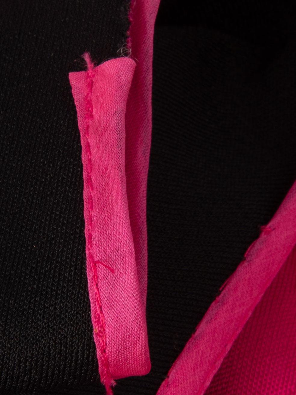 Balenciaga Pink Stretch Draped Halter Top Size M 1
