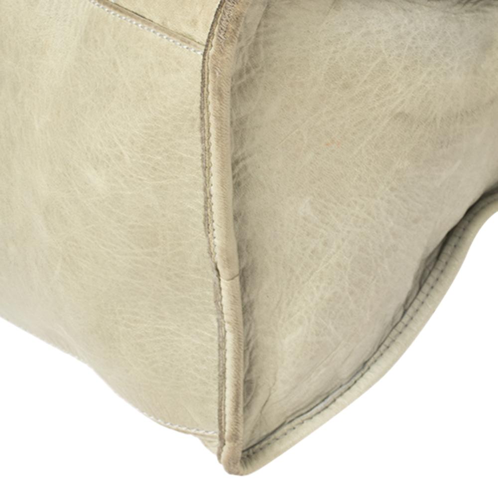 Balenciaga Pistachio Leather GSH Part Time Tote In Fair Condition In Dubai, Al Qouz 2
