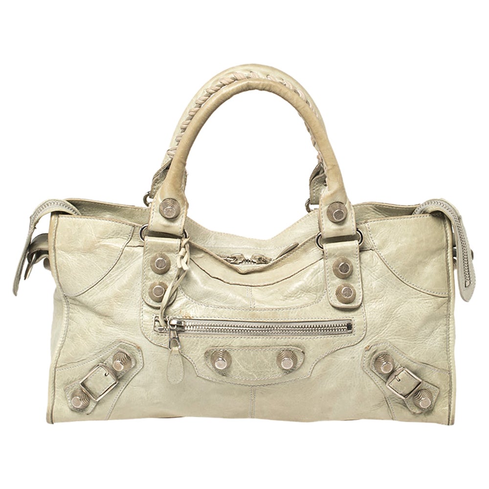 Balenciaga Pistazienleder GSH Teilzeit Tote