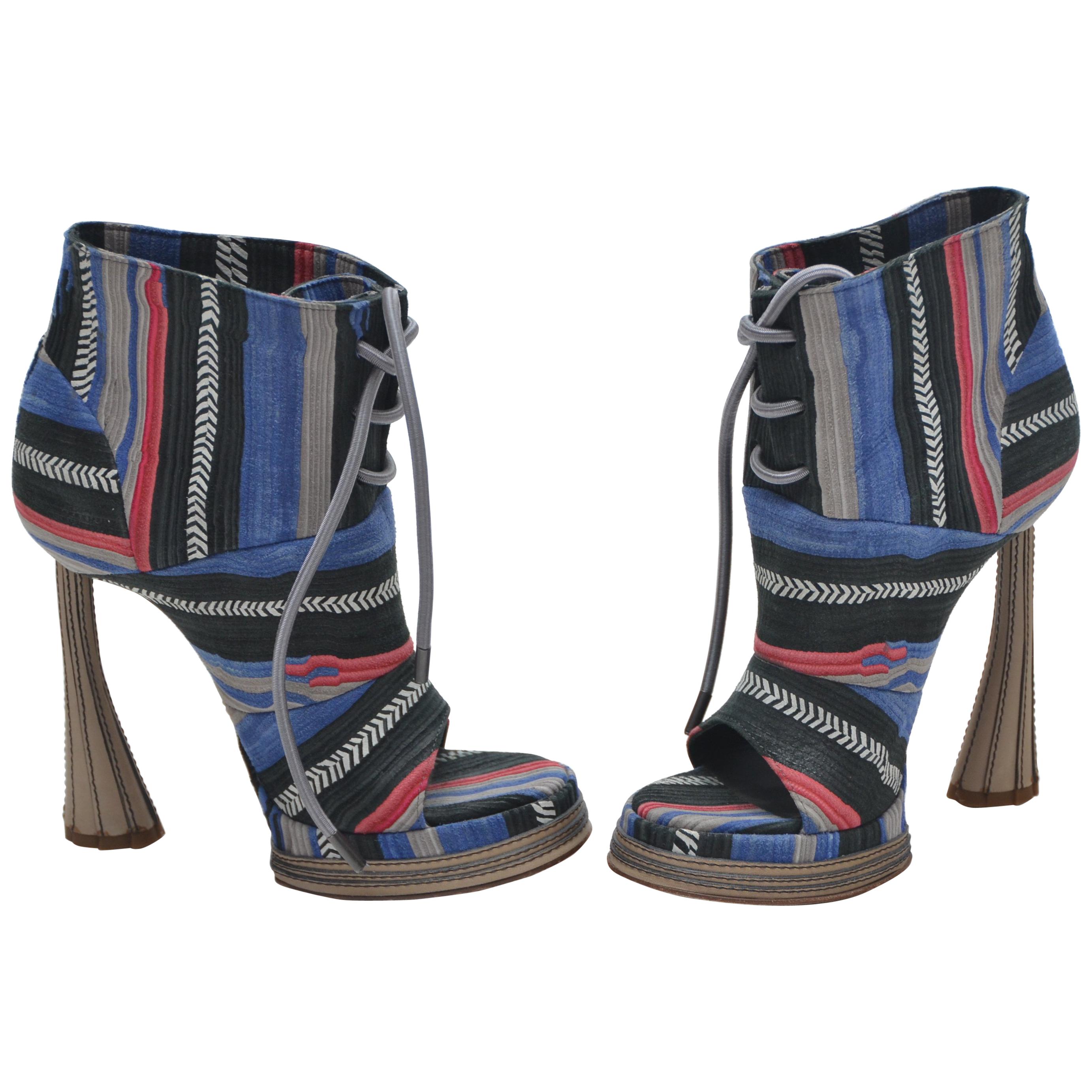 Balenciaga  Play-Doh Shoes  2010 Runway Nicolas Ghesquiere  NEW 37 Retail $2, 795